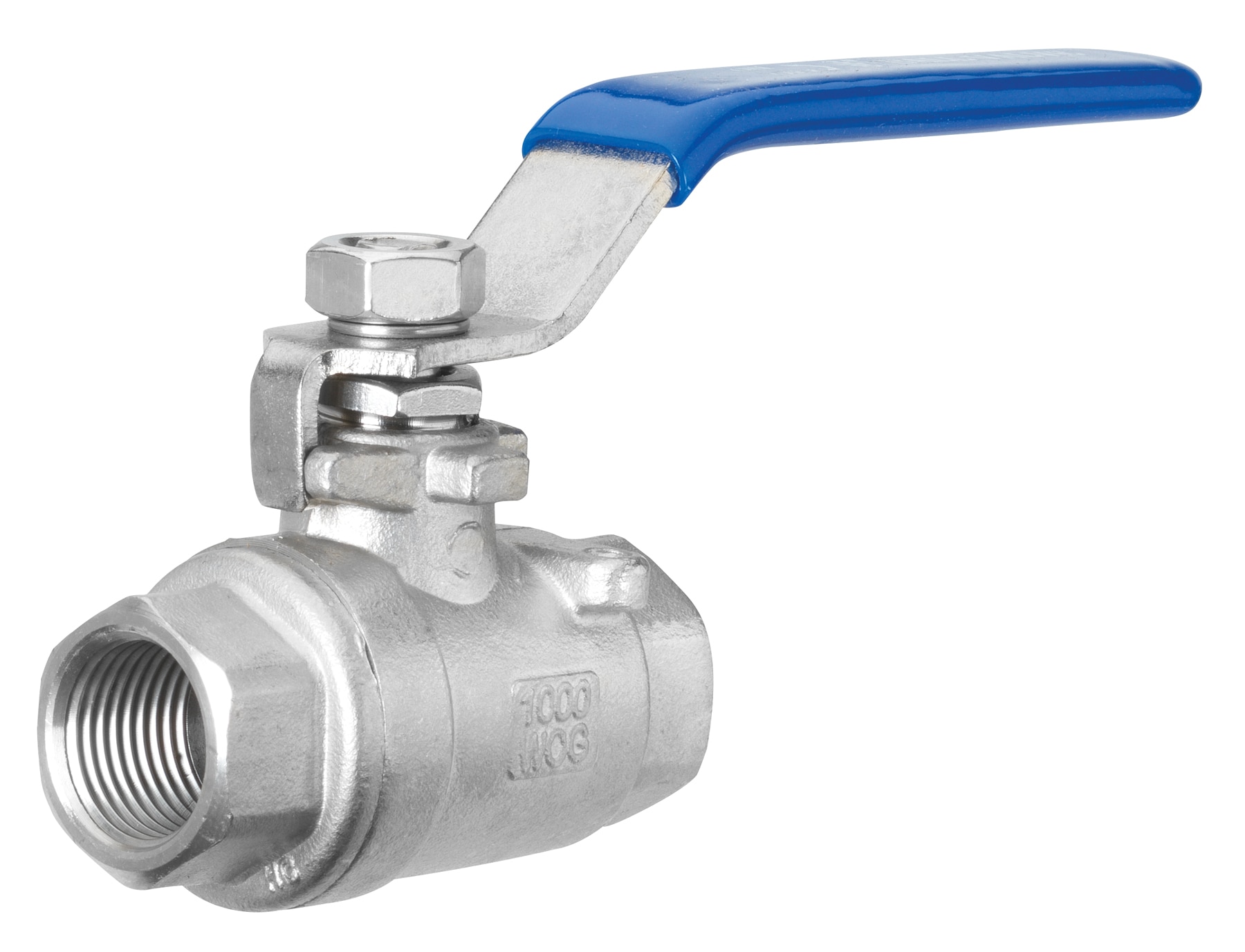 Poly Ball Valve Short Series 3 Inch Male Adapter x 3 Inch Flange Full Port 