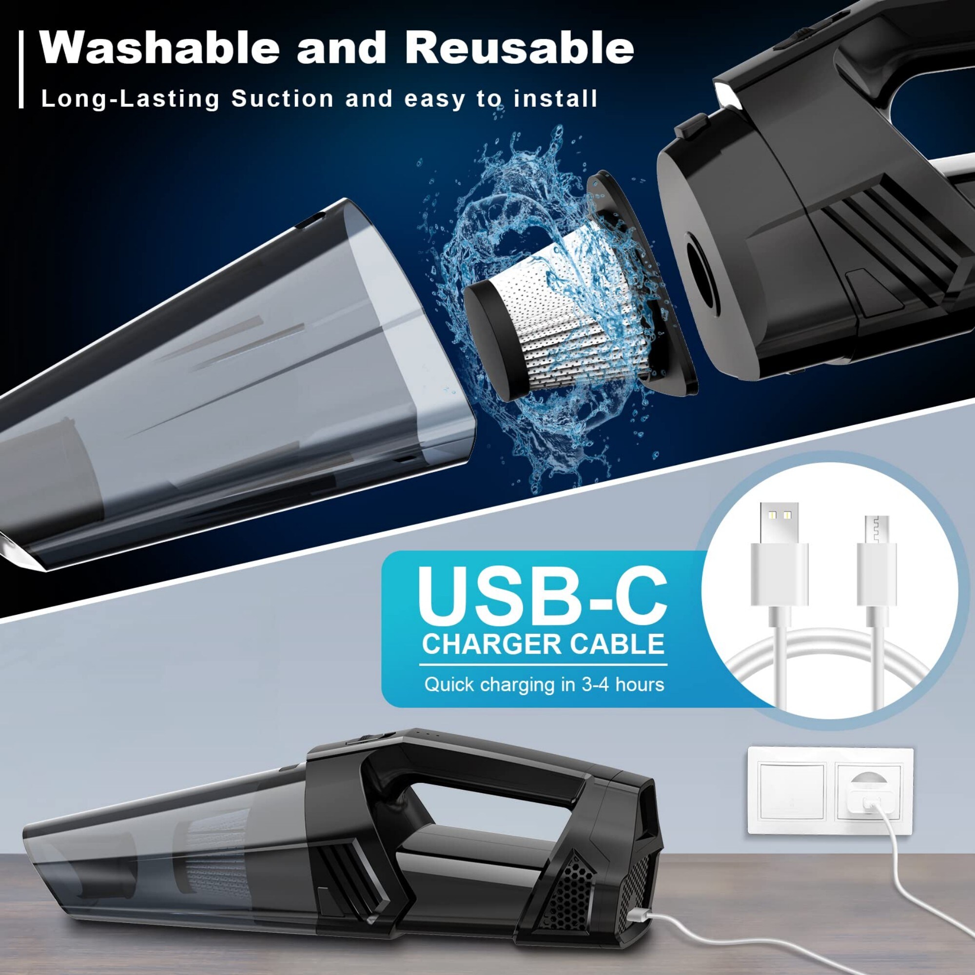 Wudkey L4-OG6T2A Handheld-Vacuums - View #5
