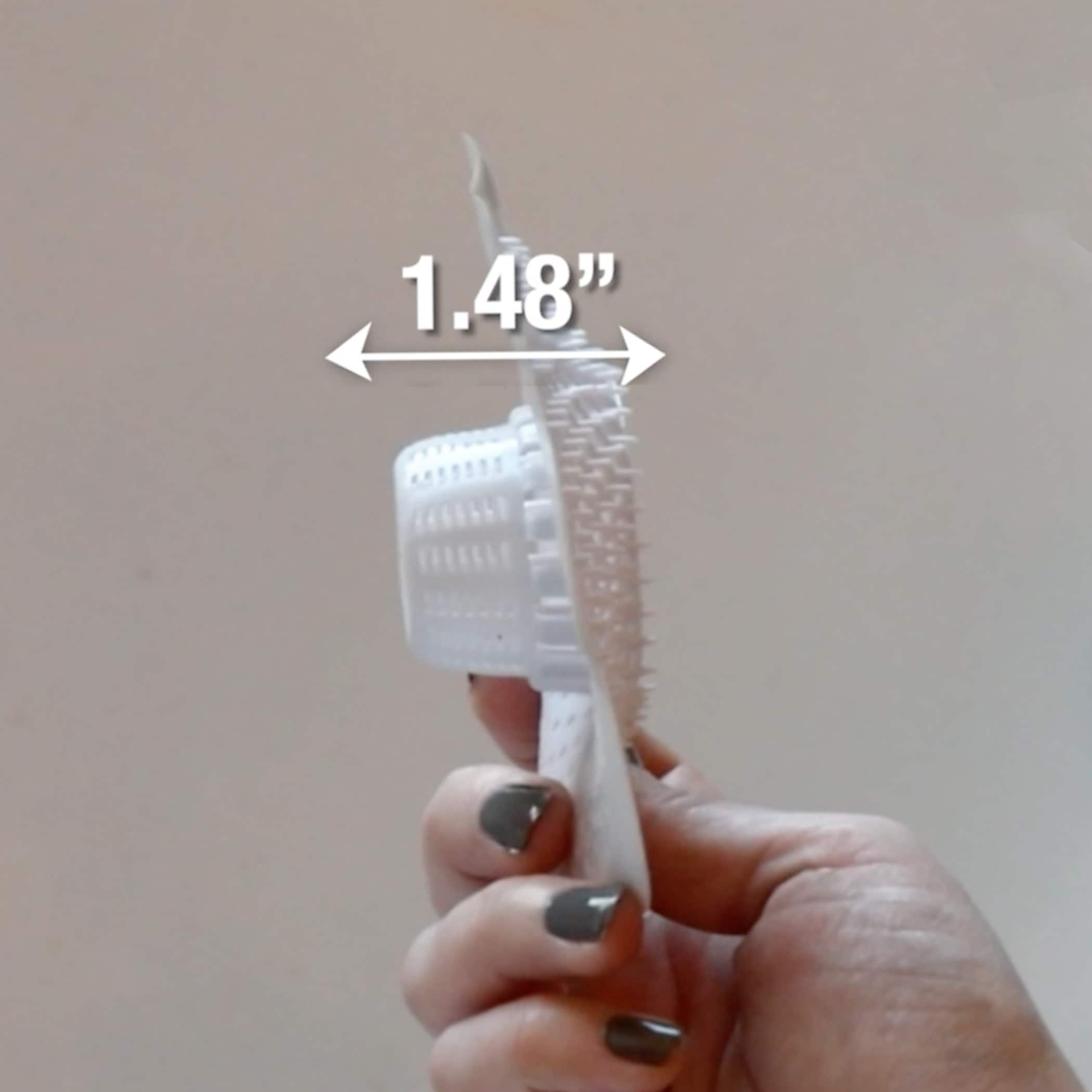 Hair Catcher Bathroom Tub Strainer in White - Danco