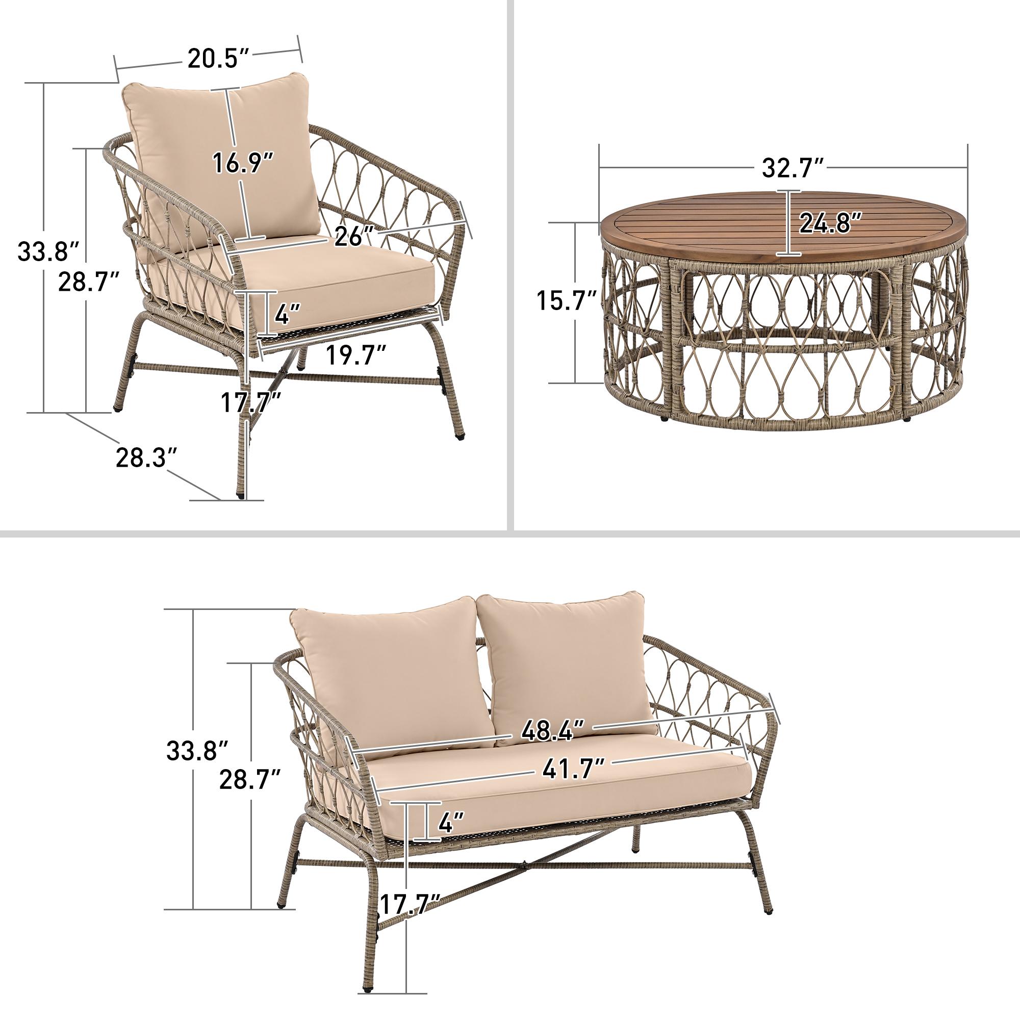 Bayfeve BFG-1236A-OD Patio-Conversation-Sets - View #6