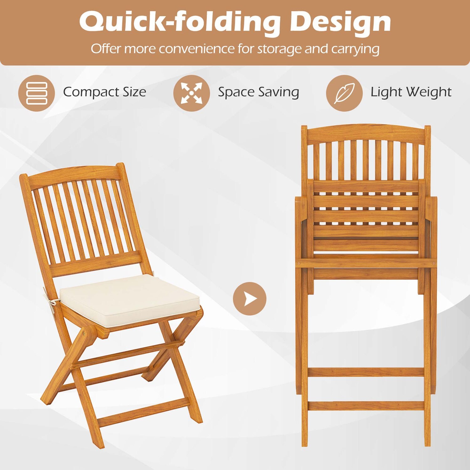 Costway HCST05503 Patio-Chairs - View #7