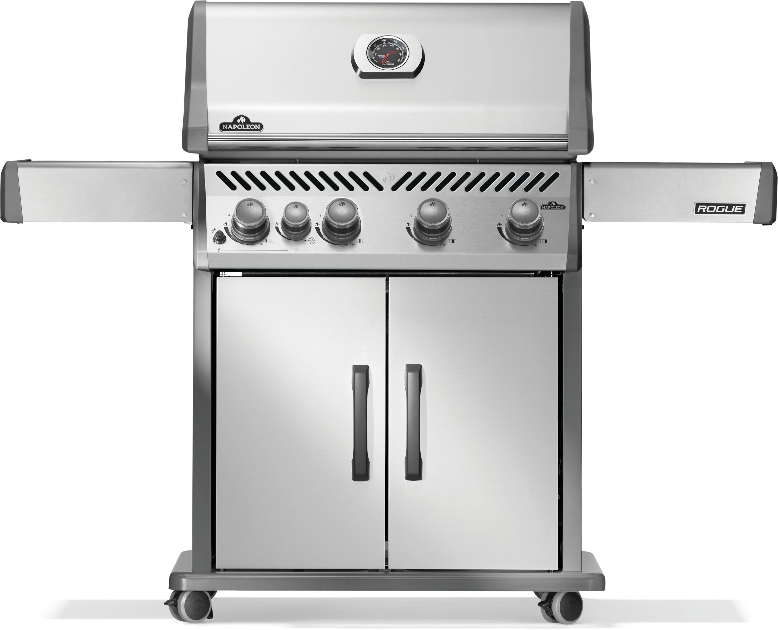 NAPOLEON R525SBPSS-2-FB Rogue Series Stainless Steel 4 -Burner Liquid Propane Gas Grill