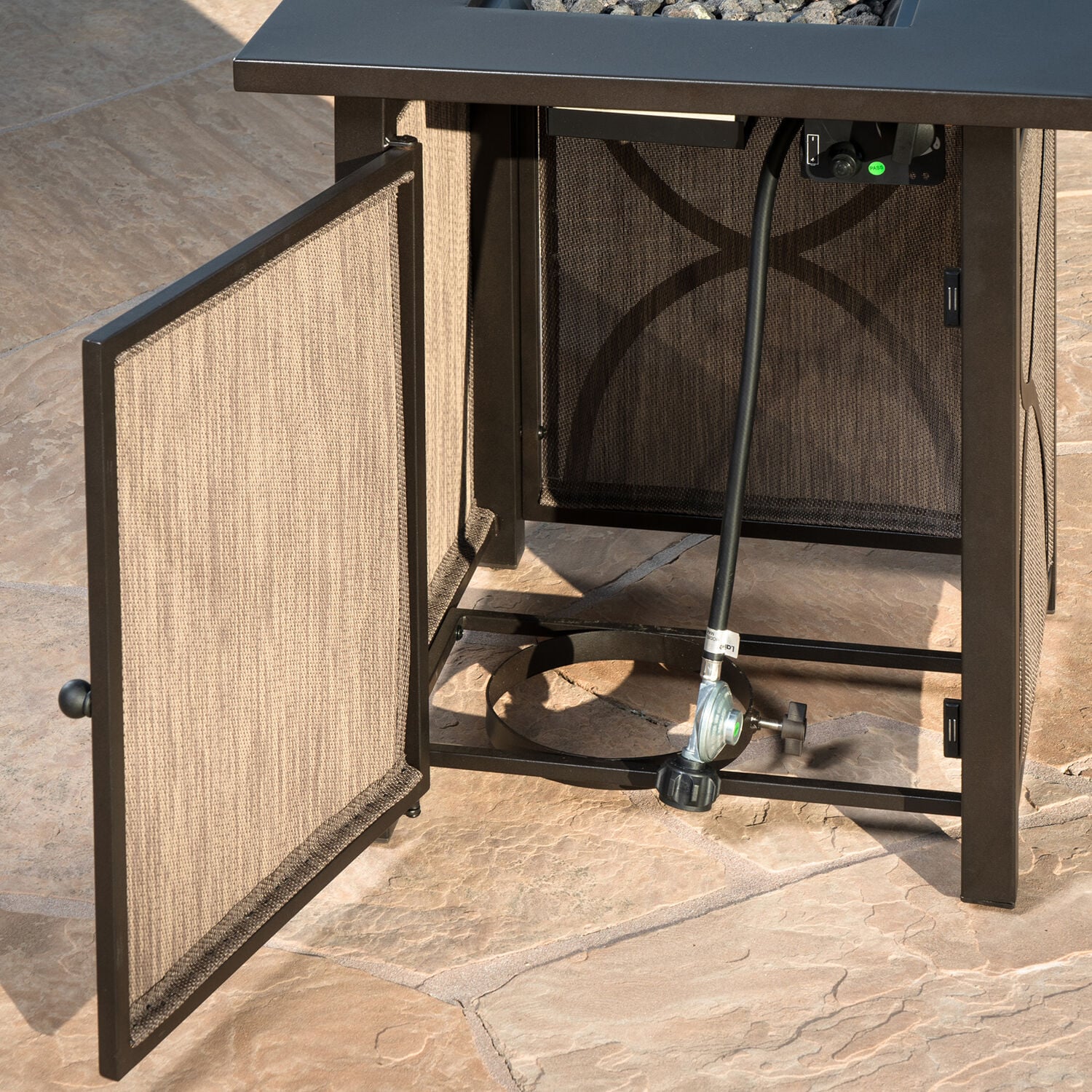Hanover PALM4PCSWFP-TAN Patio-Conversation-Sets - View #9