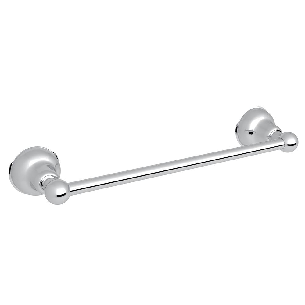 Rohl Country Bath 18 In Polished Chrome Wall Mount Single Towel Bar In   08877028 