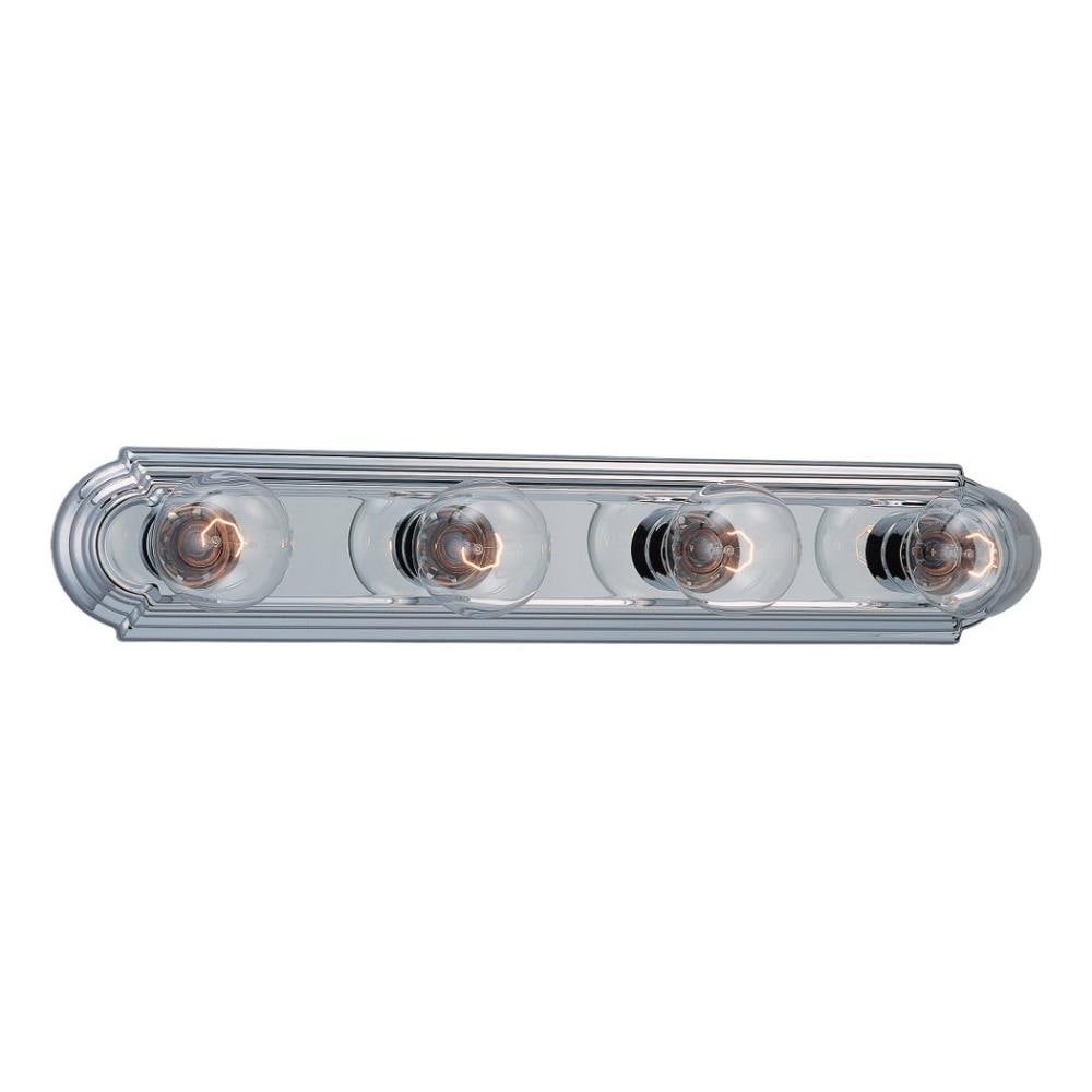 Generation Lighting 4701-05 De-Lovely 24-in 4 -Light Chrome Transitional Vanity light bar