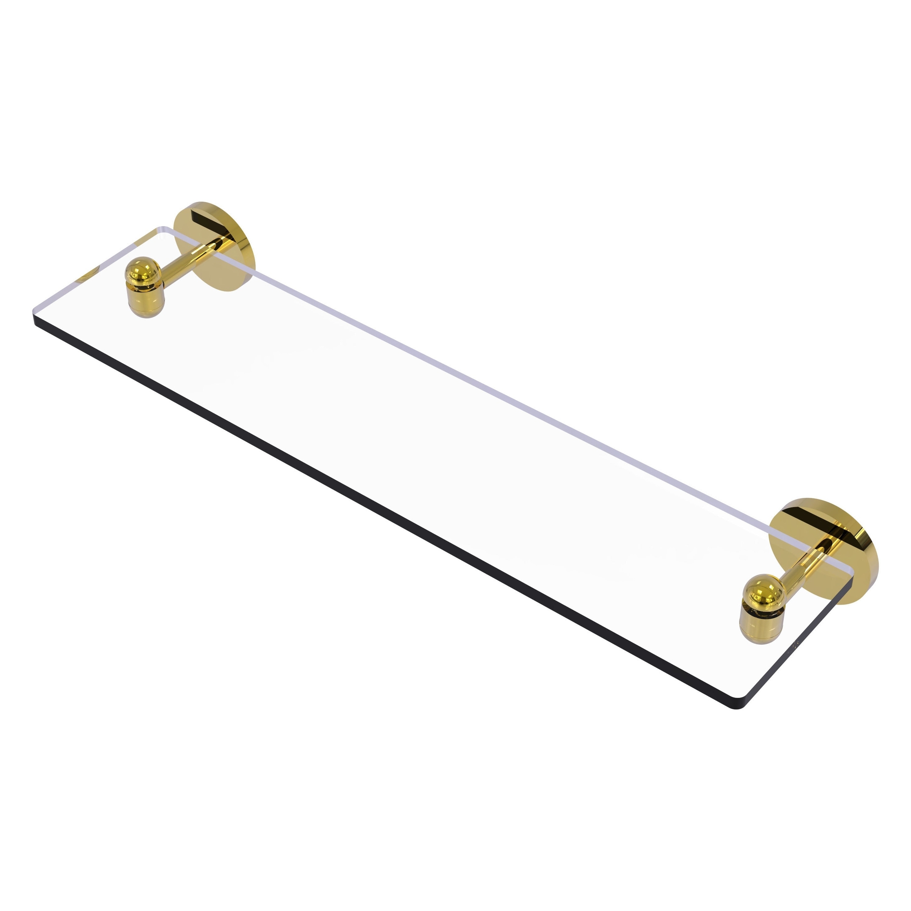 Allied Brass TA-1/22-PB Tango Polished Brass Wall mount Bathroom Shelf ( 22-in x 2.75-in x 5-in )