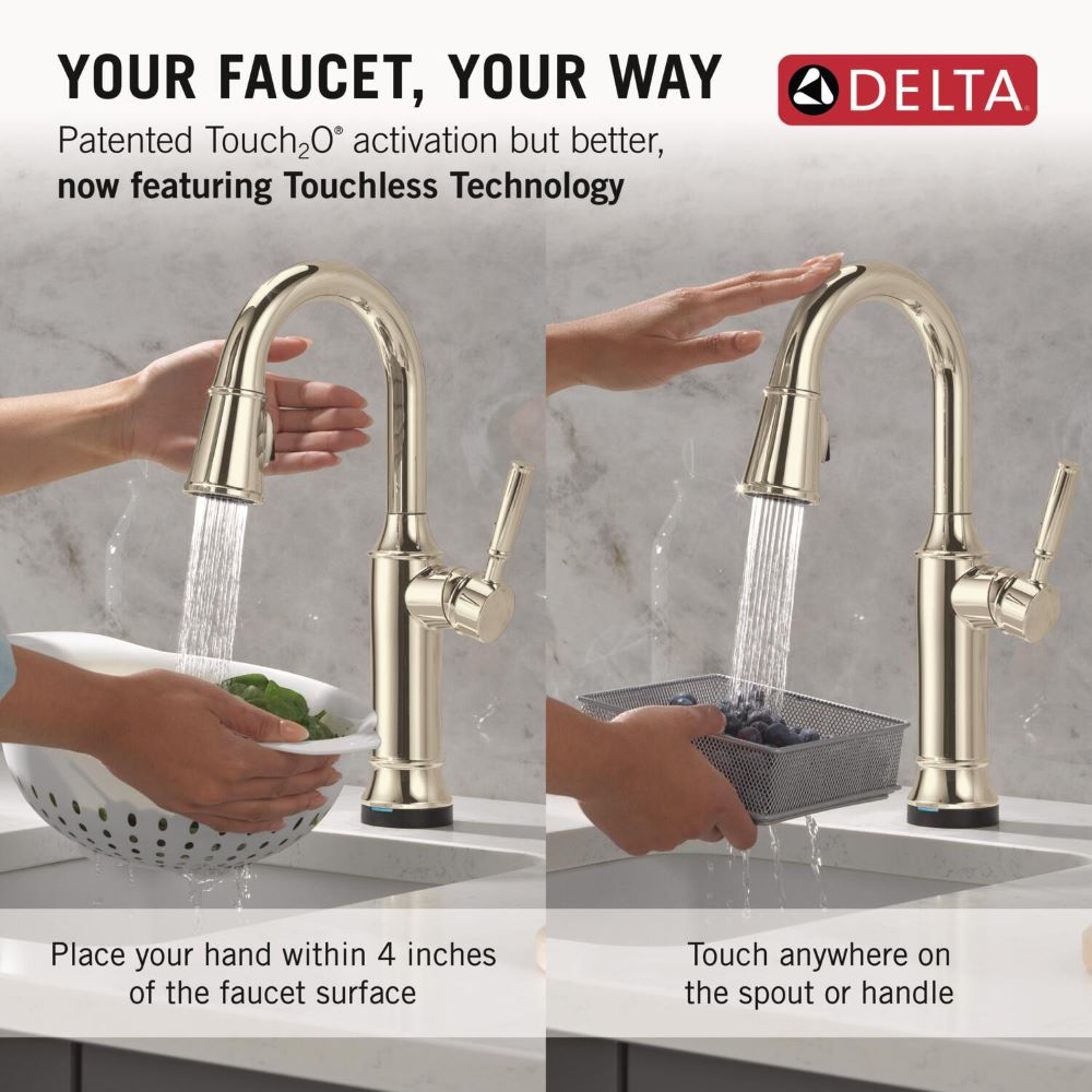 Delta 9984TL-PN-PR-DST Kitchen-Faucets - View #3