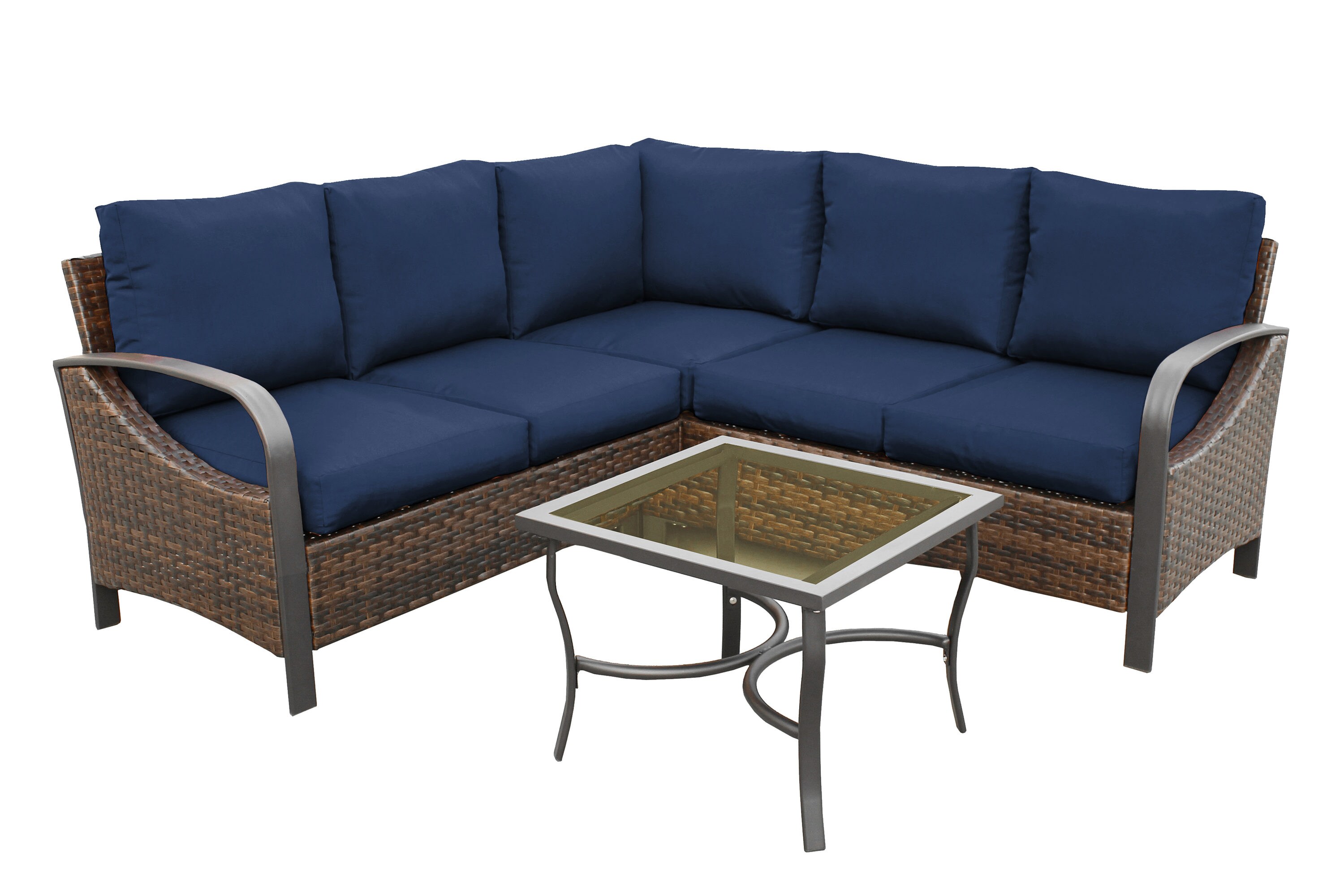 Leisure Made 490045-NVY Patio-Conversation-Sets - View #5