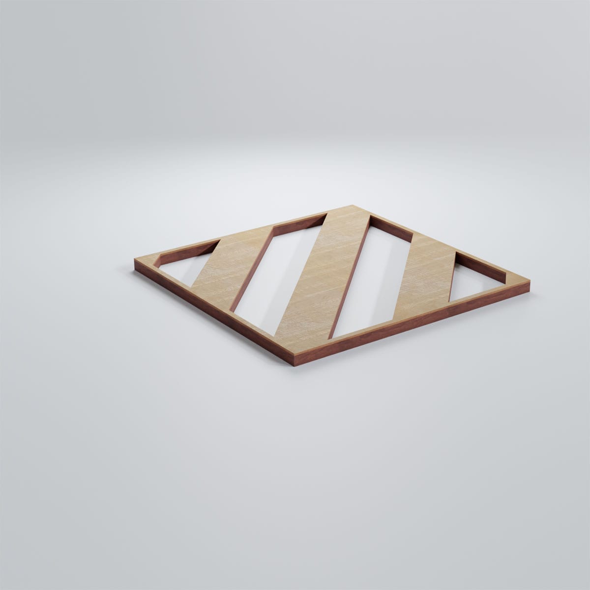 Ekena Millwork WALW08X08X0375STRBI Wall-Panels - View #4