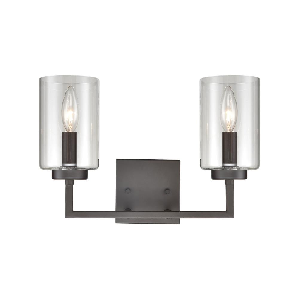 Thomas Lighting CN240121 West End 14.5-in 2 -Light Oil-rubbed Brown Transitional Vanity light