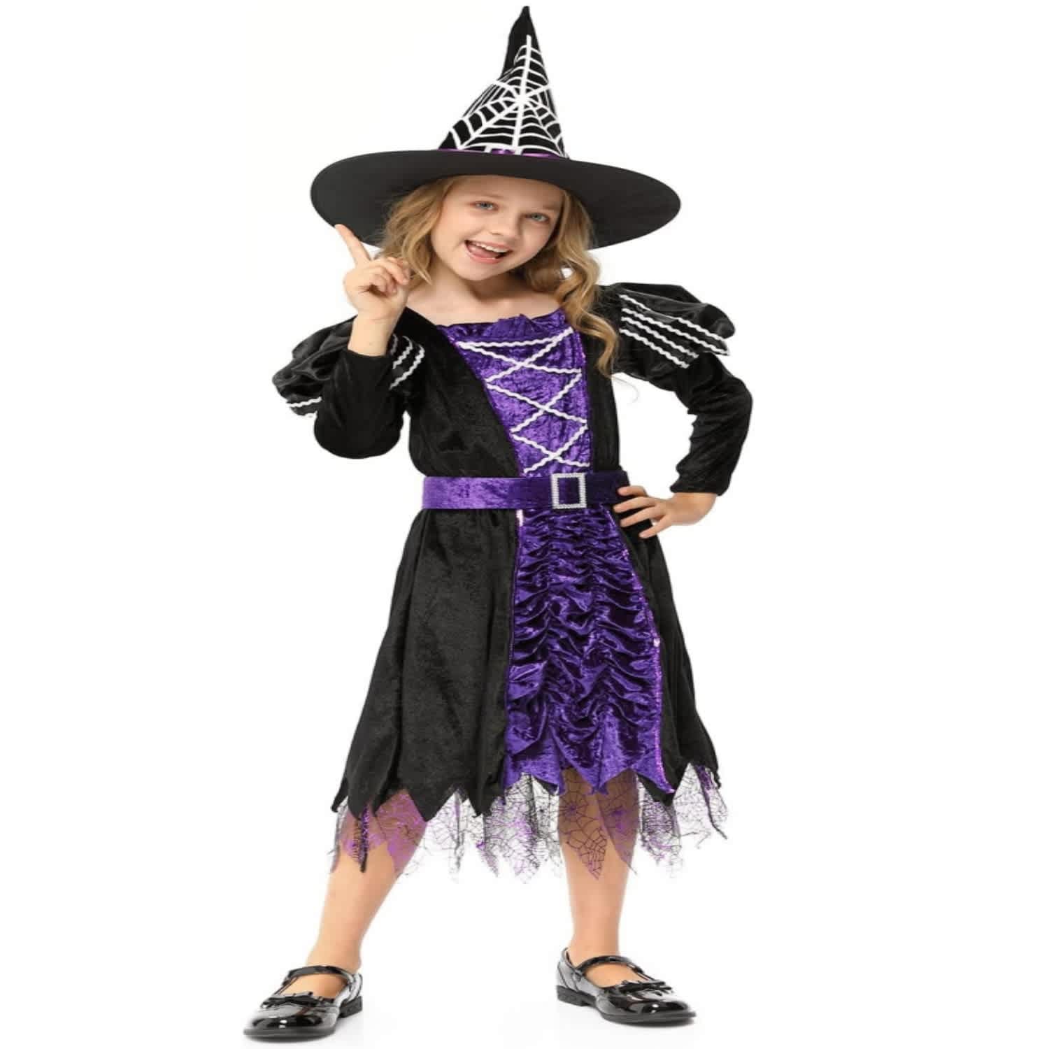 Qeetex Halloween Party Costume Role Play Fairy Tale Witch Size T at — free download