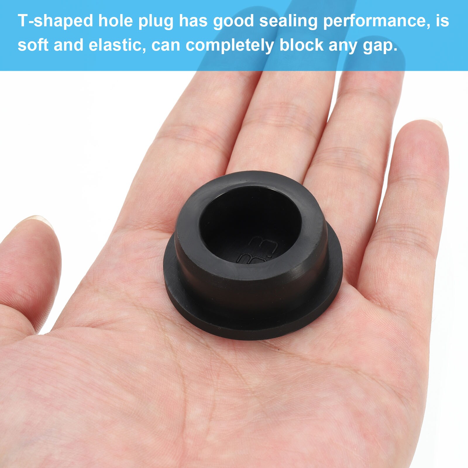 Unique Bargains 34.3mm Diameter Rubber Hole Plugs 5pcs Silicone Rubber ...