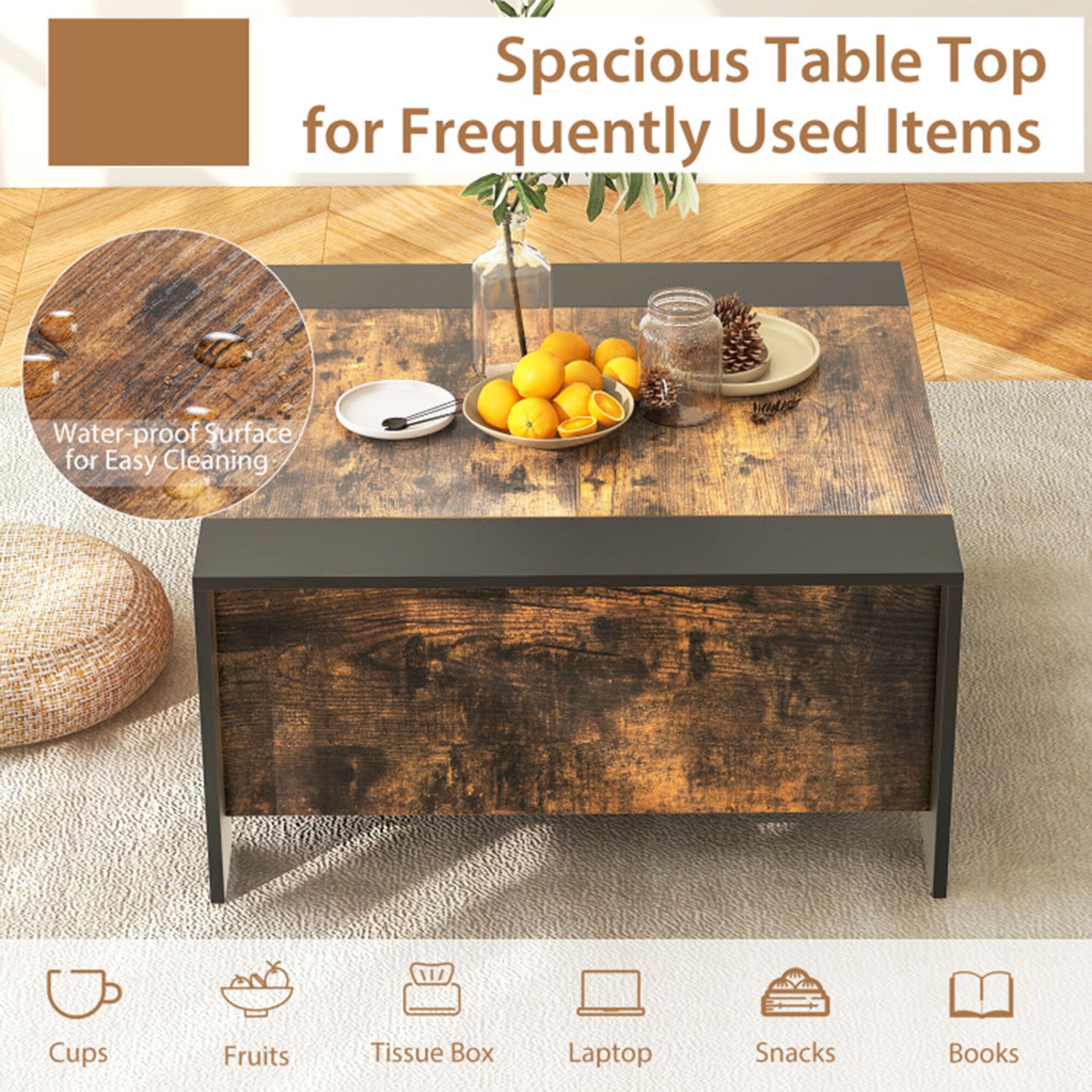 Clihome OTCH-192866-2AD Coffee-Tables - View #10