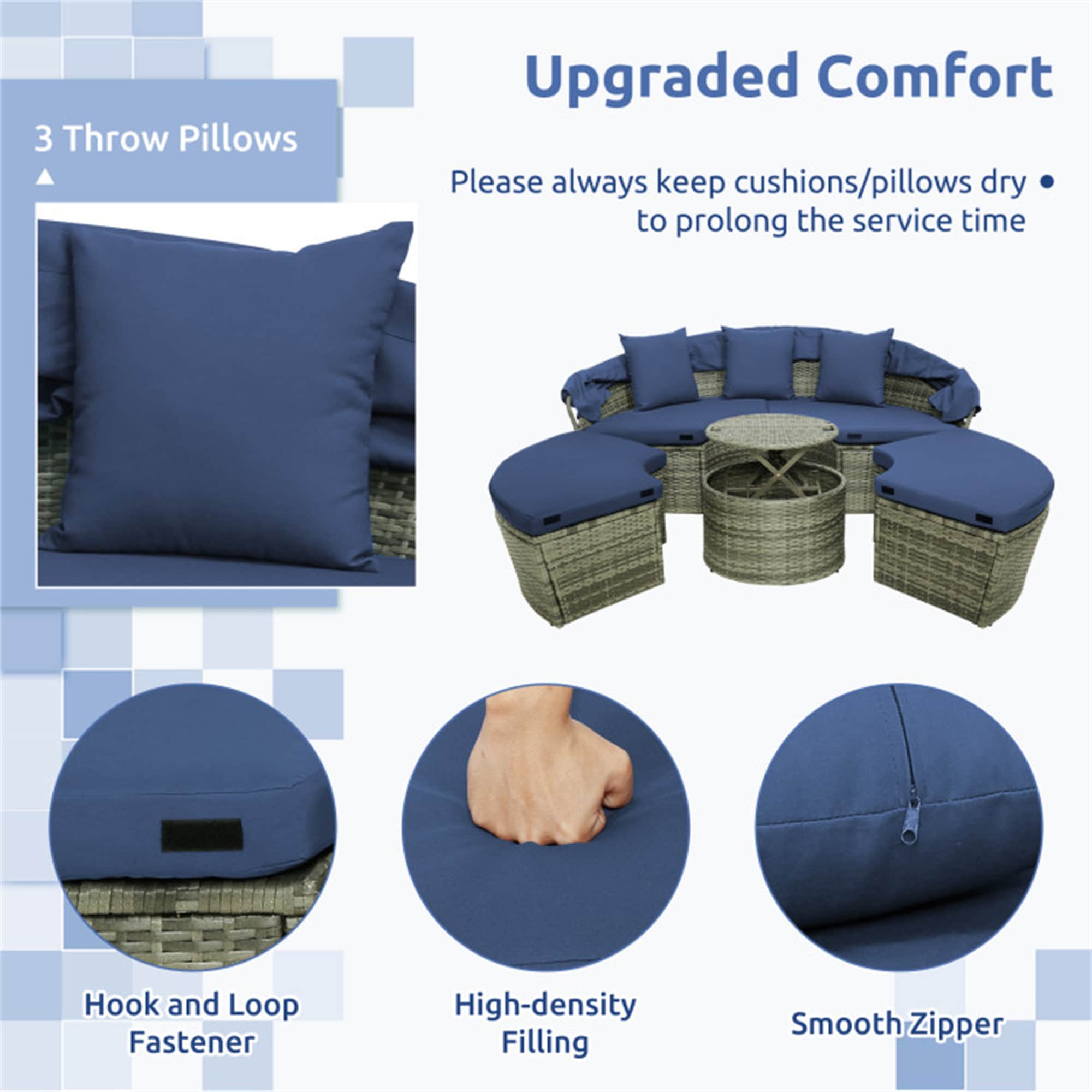 BABOOM BOM-0S00034-OR Patio-Sofas-Daybeds - View #7
