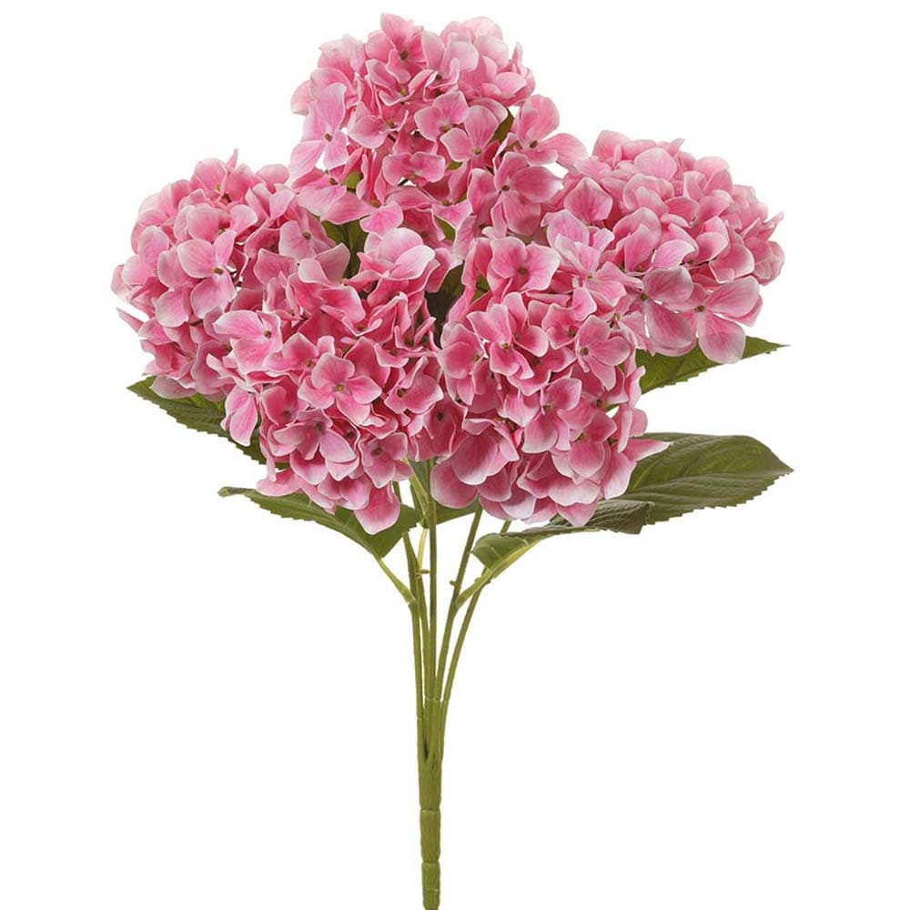 Allstate Floral FBH030-PK 20-in Pink Indoor Desktop Hydrangea Artificial flower