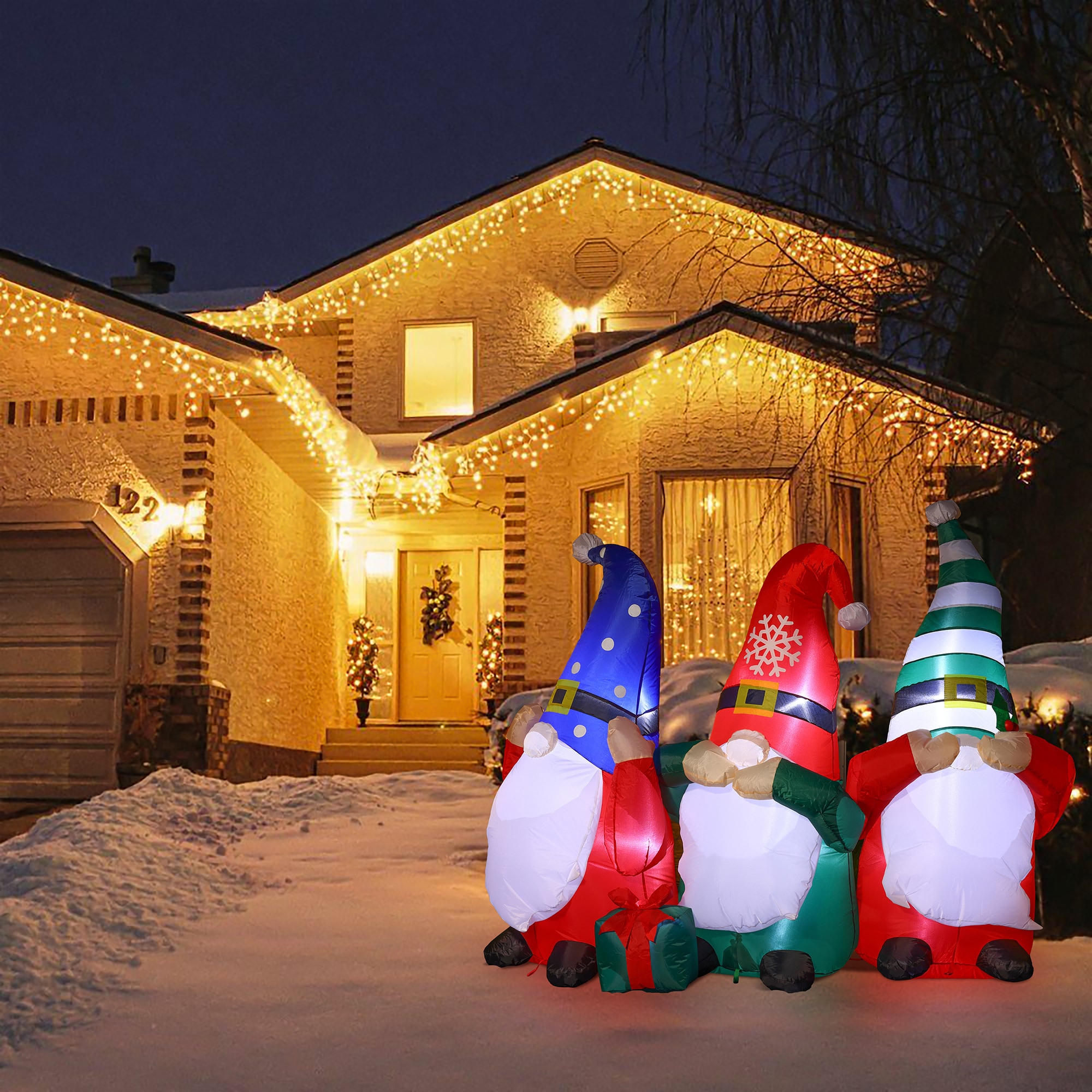 LuxenHome WHIN1779 Christmas-Inflatables - View #4