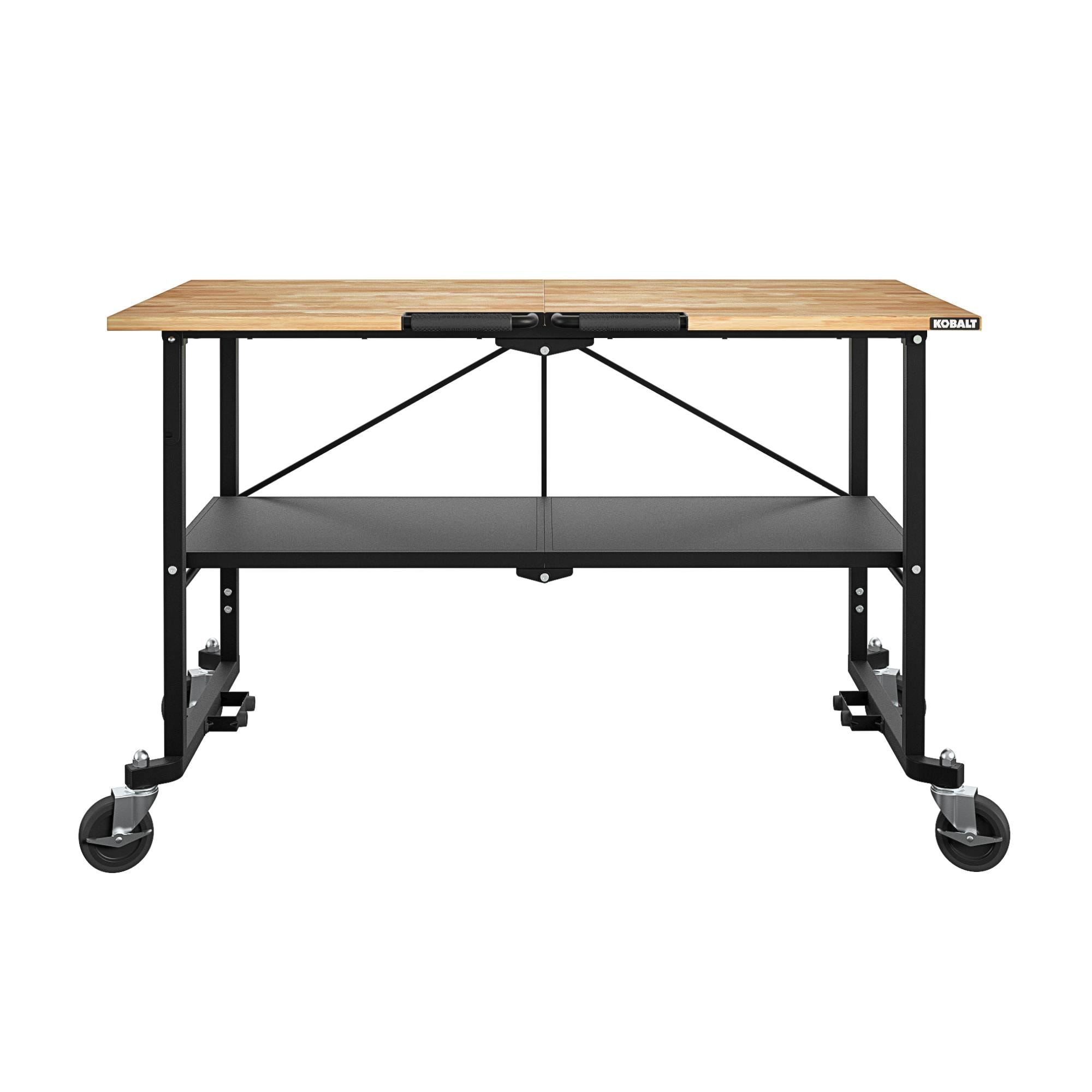 BLACK+DECKER 24-in L x 29.75-in H Black Wood Portable Work Bench in the Work  Benches & Tops department at