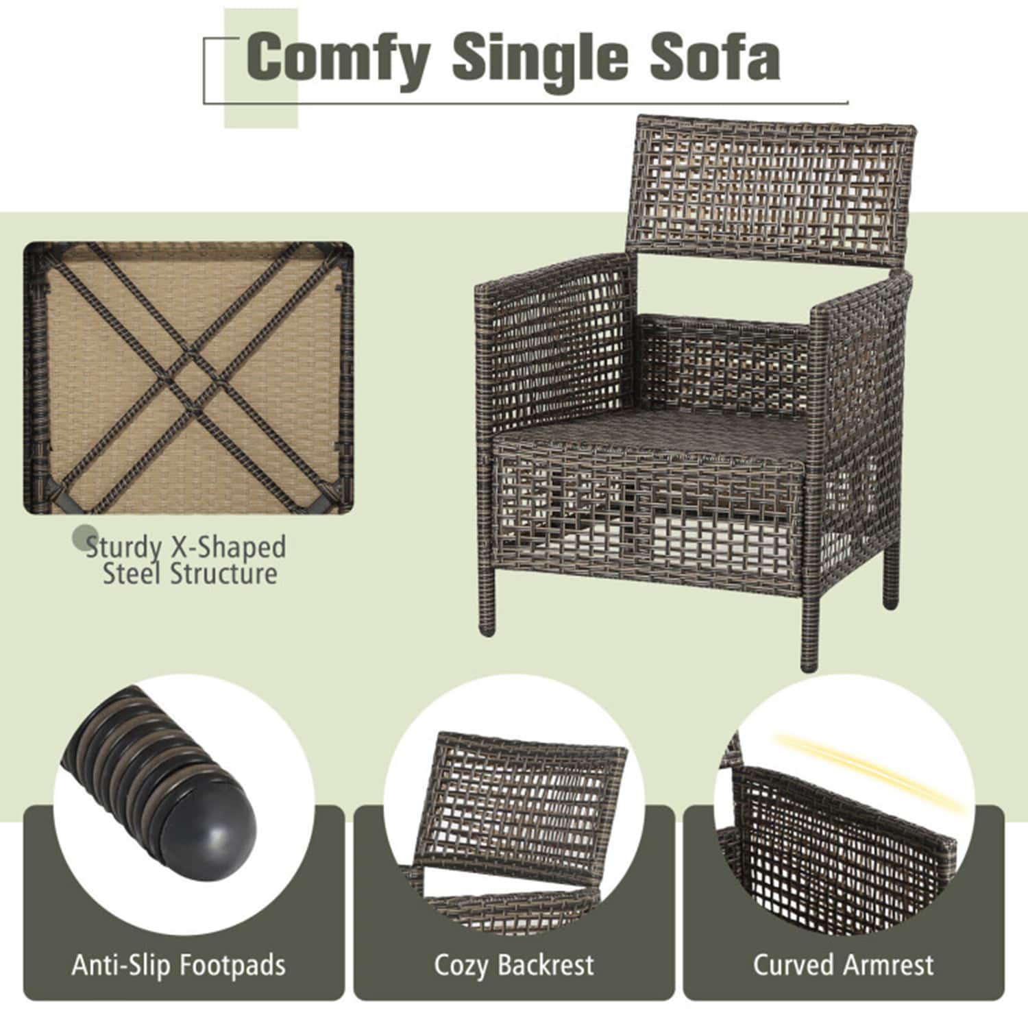 Mondawe 637HW-HY Patio-Conversation-Sets - View #8