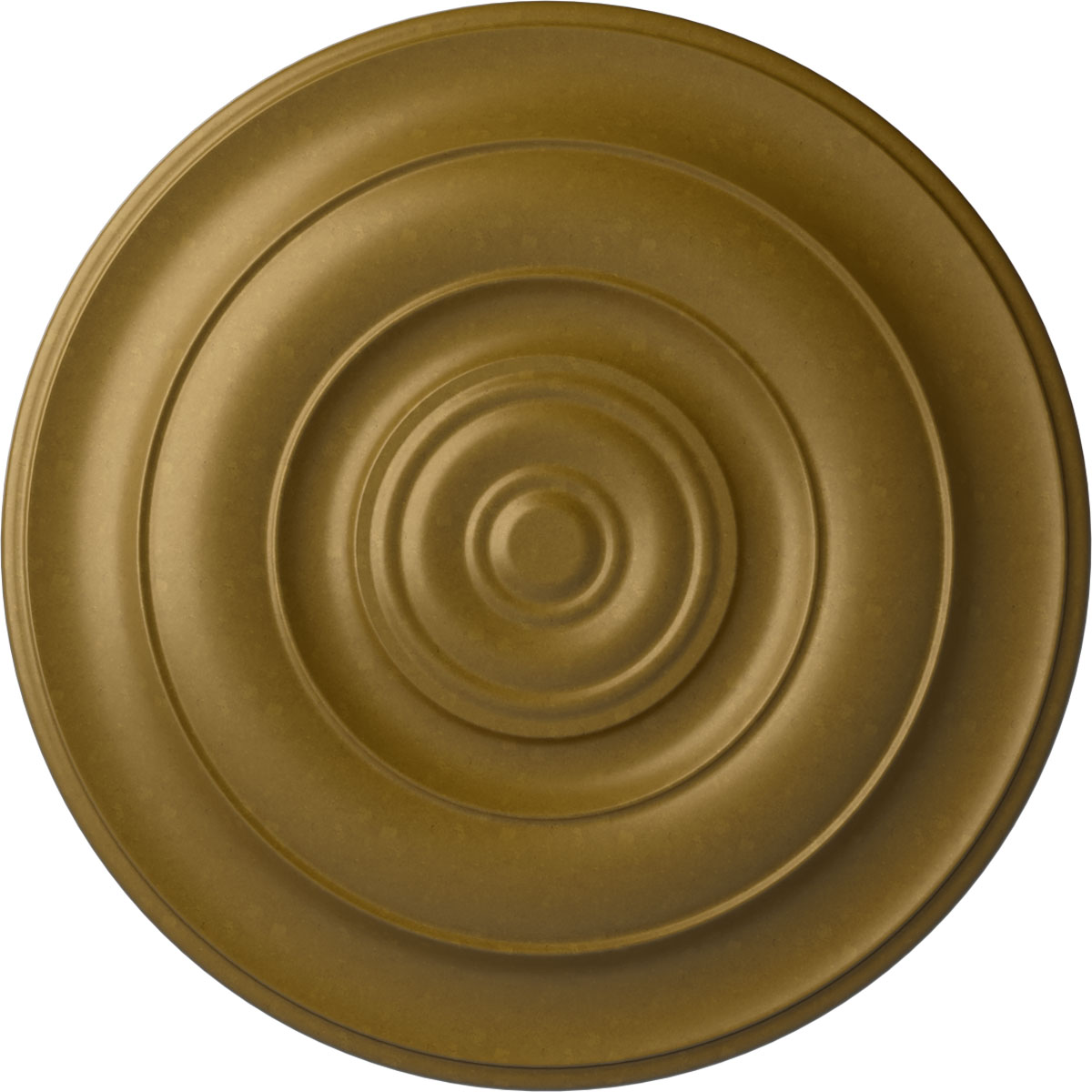 Ekena Millwork CM18NIGLS Niobe 18-in W x 18-in L Painted Gold Polyurethane Whole Ceiling Medallion