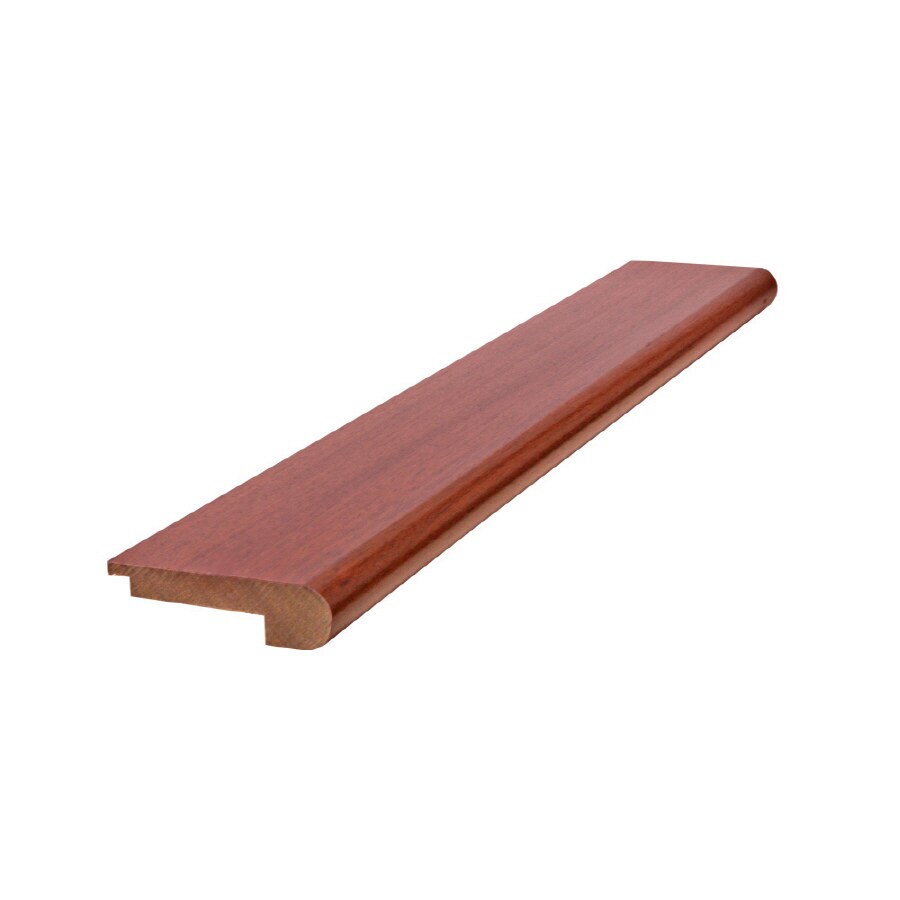 Flexco Solid Wood Stair Nose 275 In X 78 In X 038 In Brazilian Cherry Prefinished Wood 7198