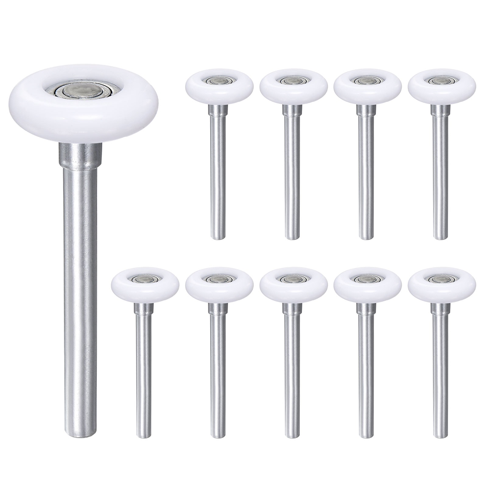 Unique Bargains - 10pcs 1.8-Inch Nylon Garage Door Rollers for 2-Inch Garage Track 4.25-Inch Stem...