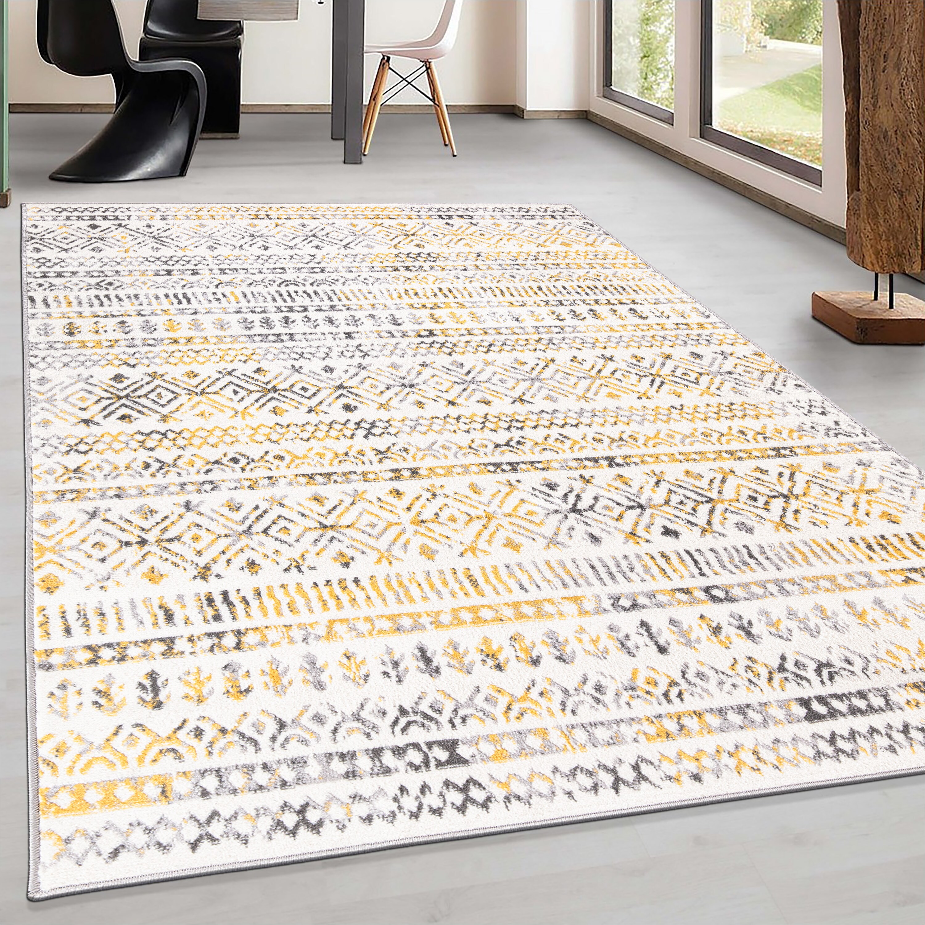 World Rug Gallery 2080YELLOW8X10 rugs - View #3
