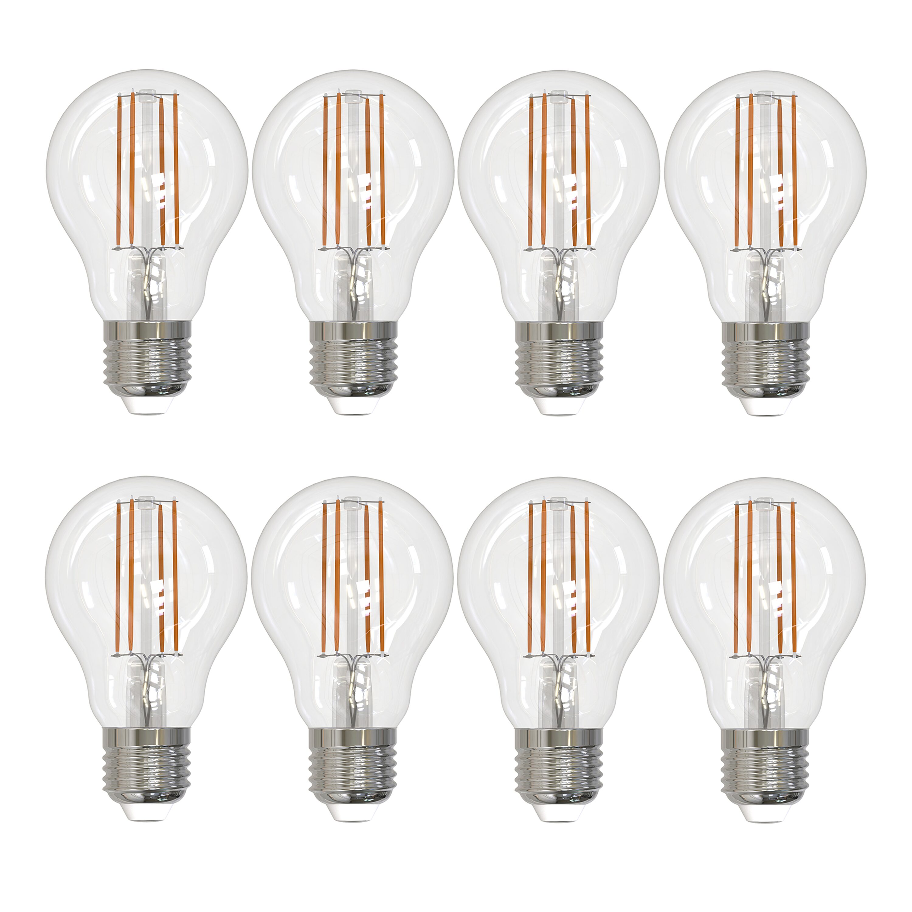 Clear 60 Watt Equivalent Dimmable LED Filament Light Bulb