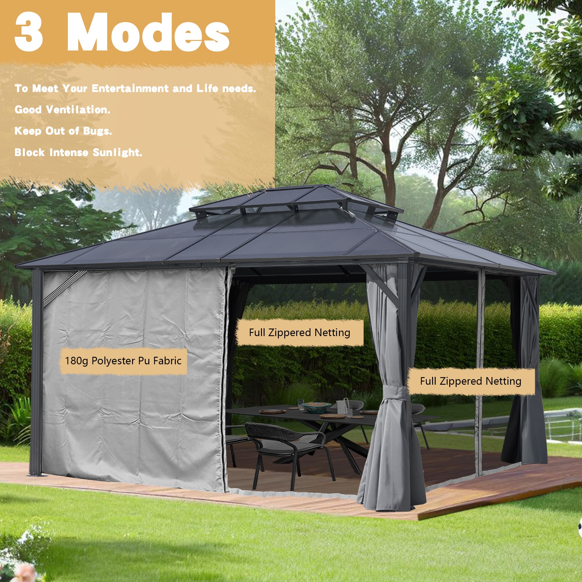 Xspracer ML-GA86S002 Wood-Resin-Gazebos - View #10