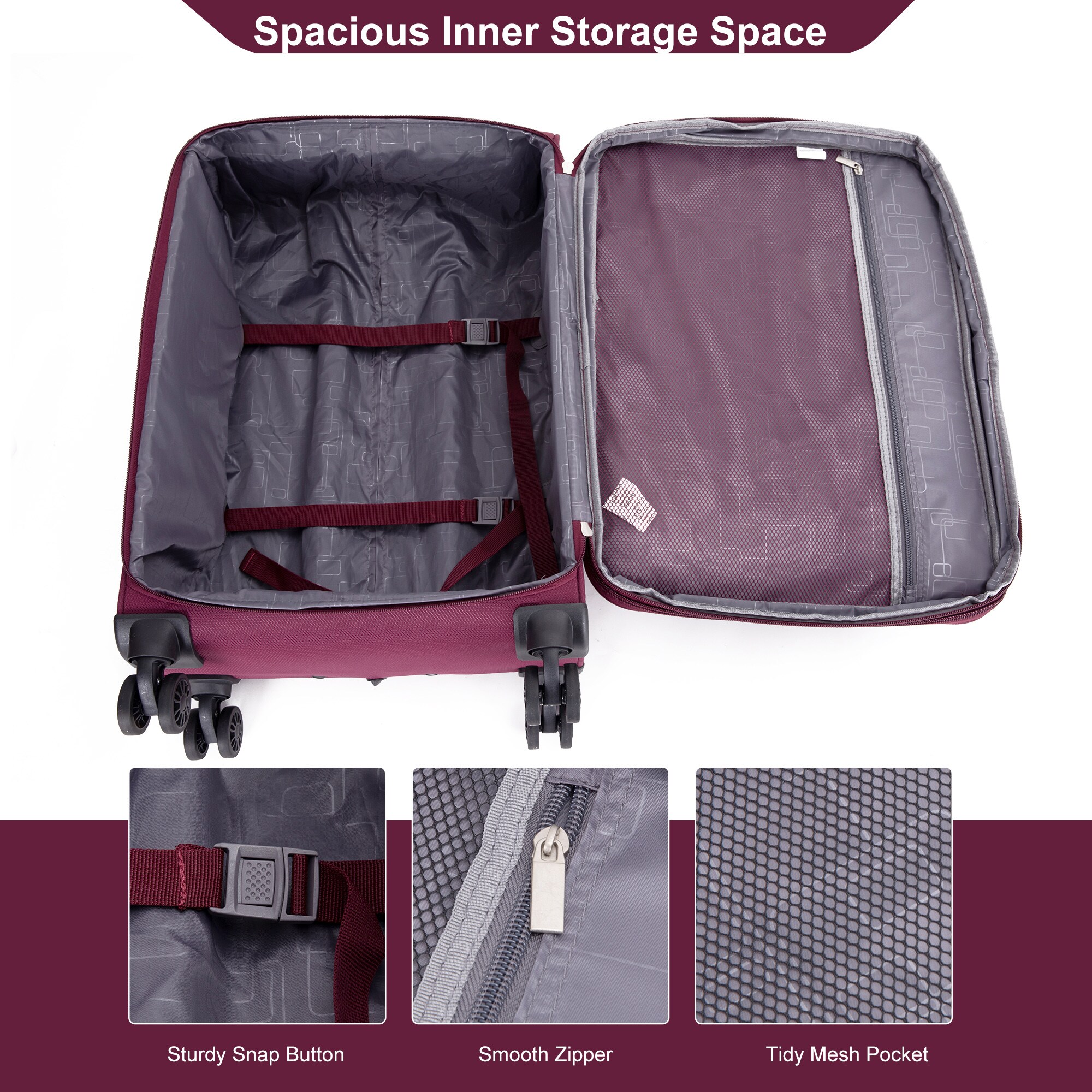 SINOFURN SYD9400002RD Luggage-And-Luggage-Sets - View #6