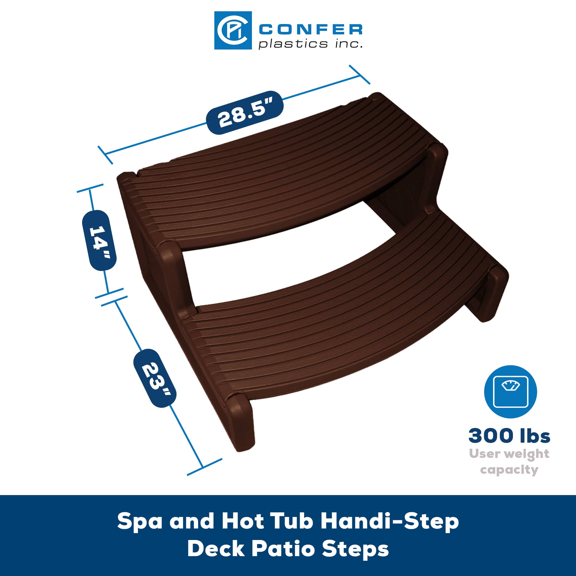 Confer Plastics 222783 Hot-Tub-Spa-Steps - View #2