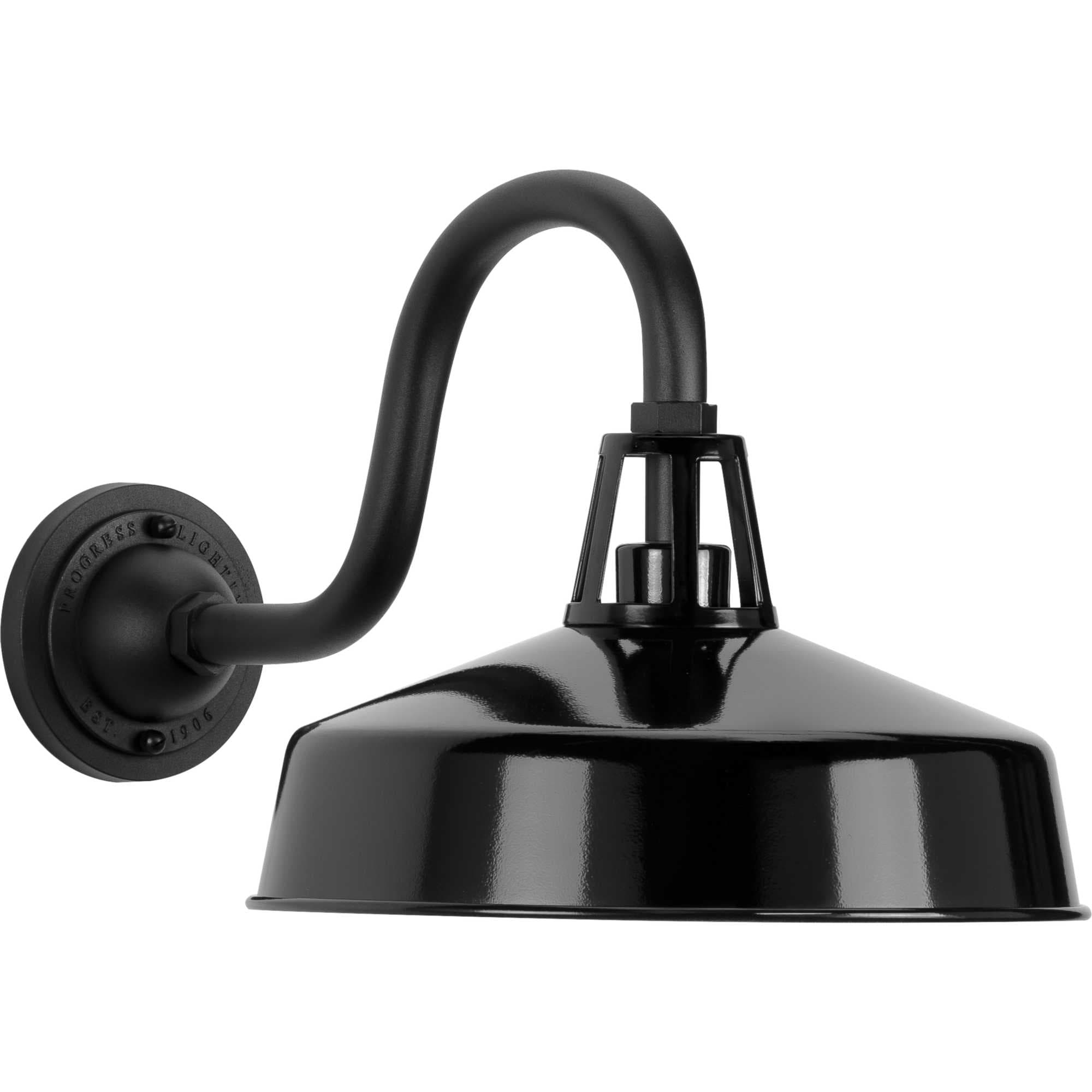 Progress Lighting P560091-031 Cedar Springs 1 -Light 11.25-in H Black Hardwired Dark Sky Outdoor Wall Light