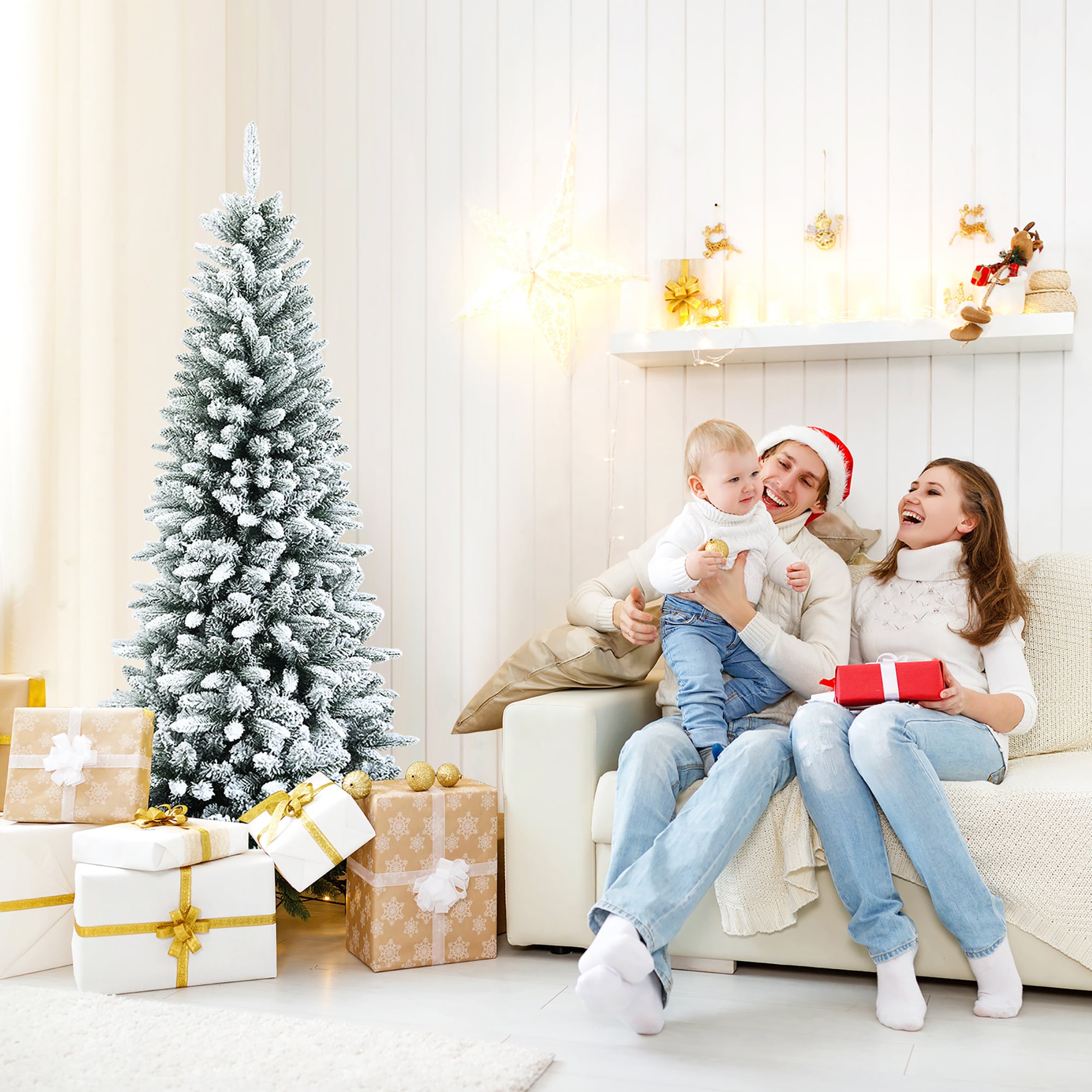 Costway CM23572 Artificial-Christmas-Trees - View #9