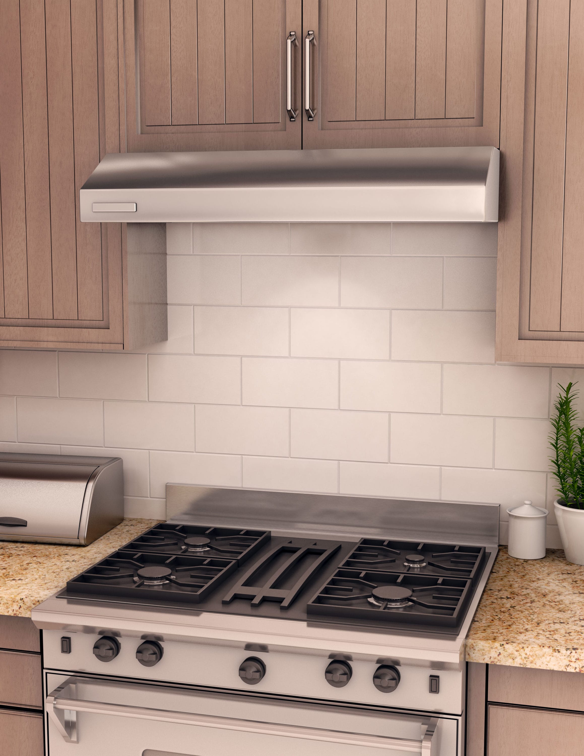 Stainless Backsplash, 30 X 23.25 with Hemmed Edges - RiversEdge Products