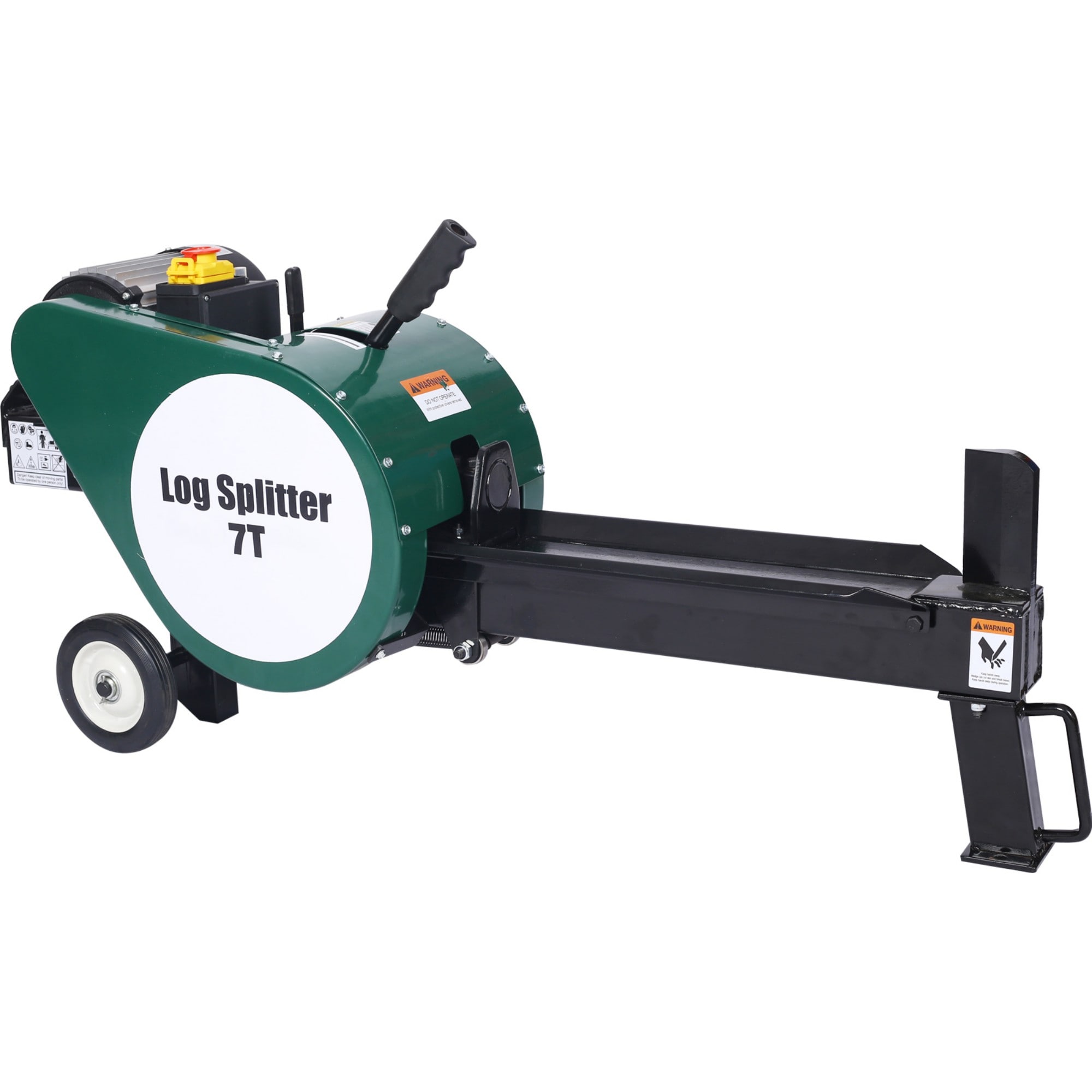 Tatayosi T542962 Double Flywheel Electric Log Splitter Log Splitter Electric Portable 7 Ton hotizontal 2HP 16A electric firewood splitting machine