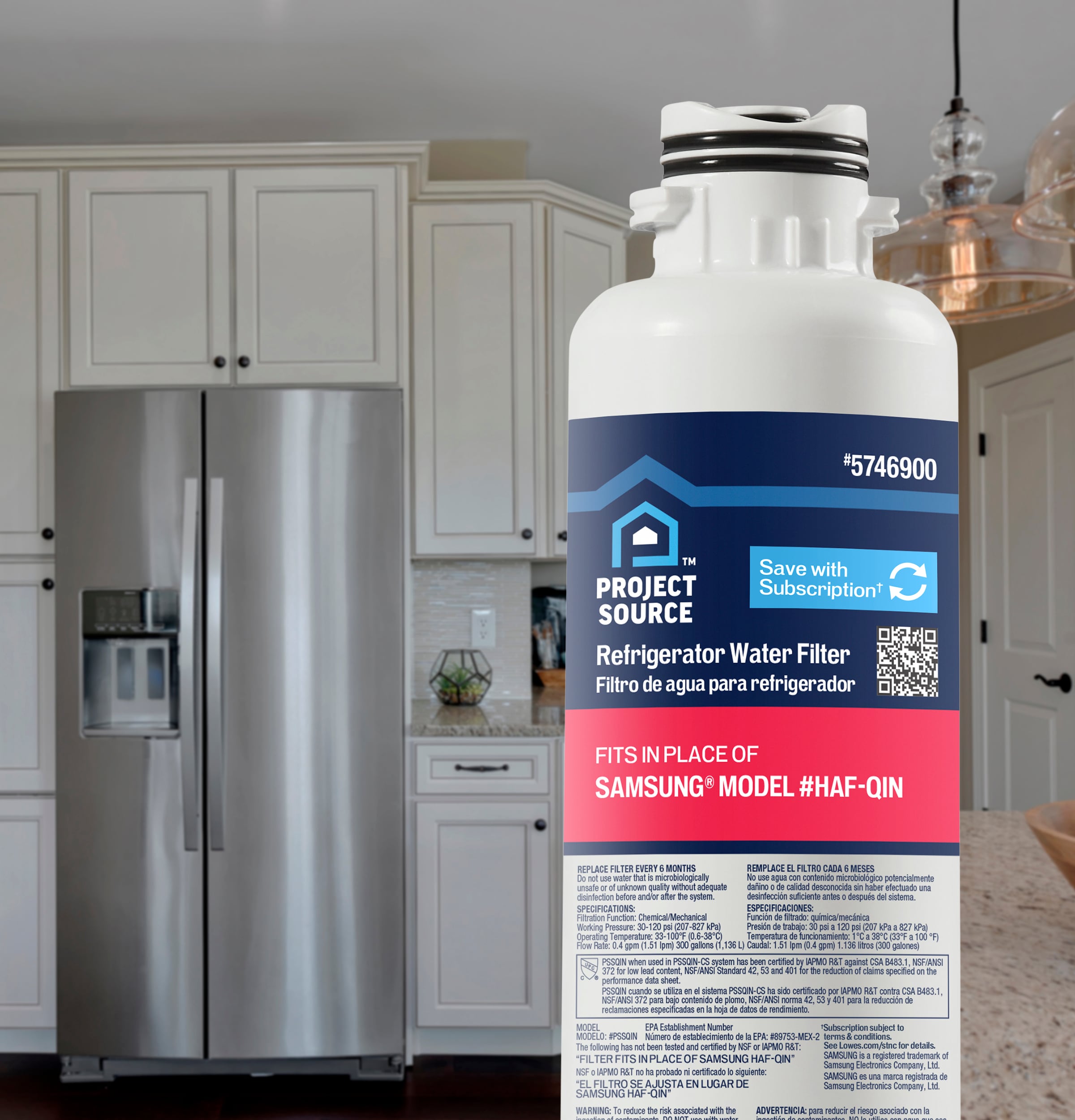 Project Source PSSQIN Refrigerator-Water-Filters - View #3