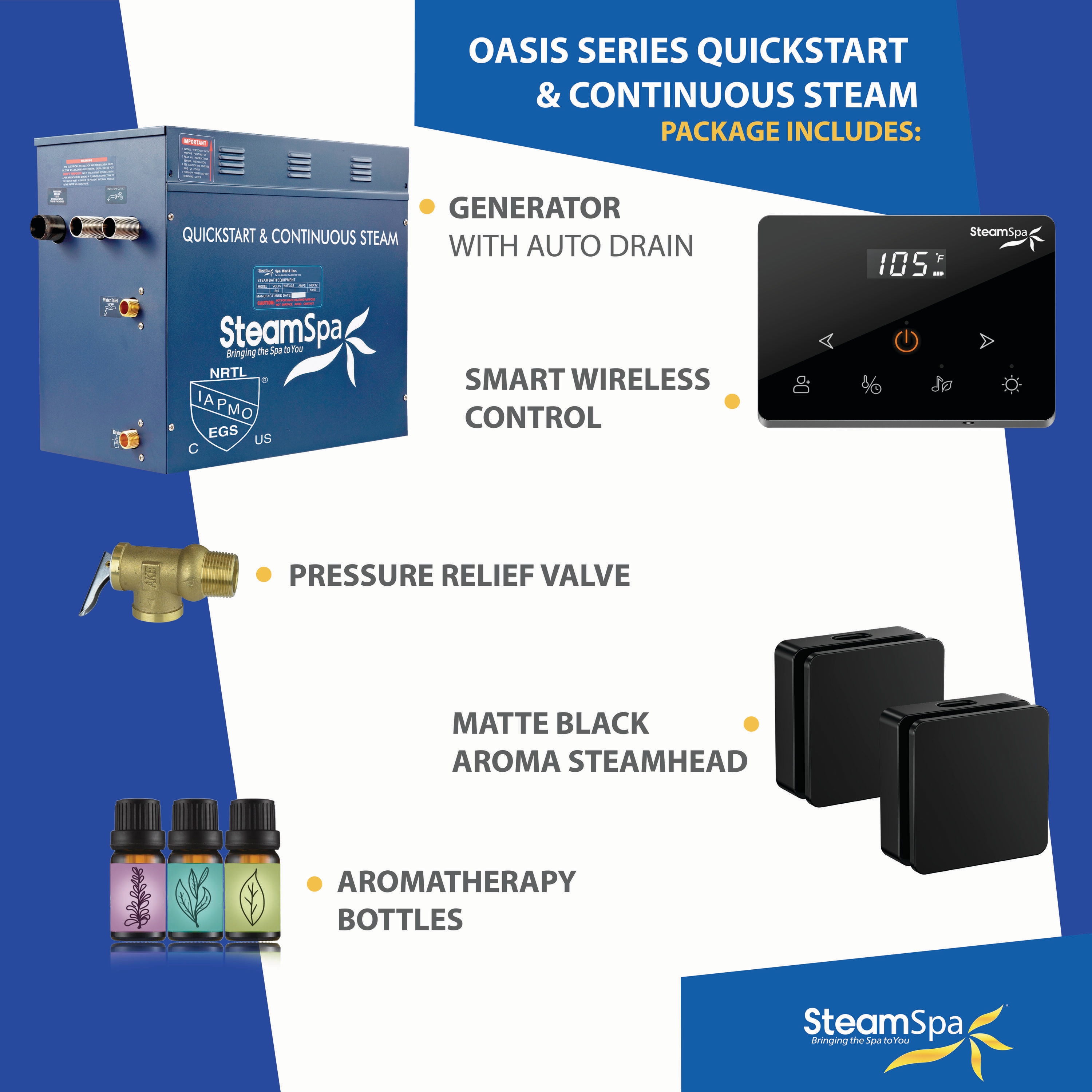 SteamSpa OAWS1200MK Steam-Showers - View #7