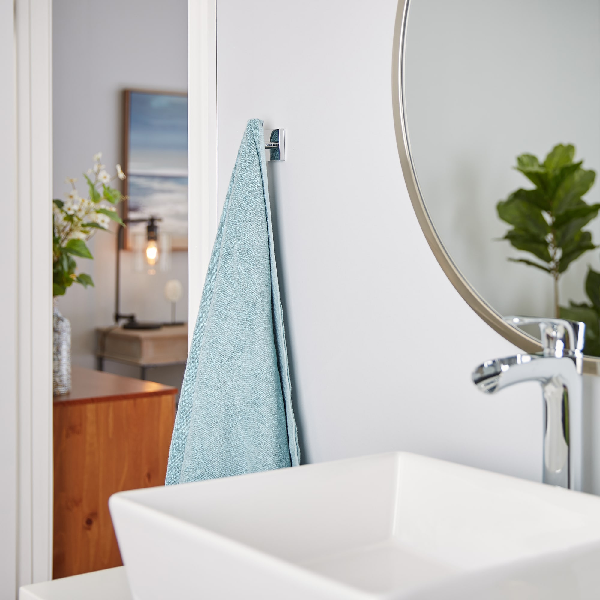 Gatco Elevate Single-Hook Chrome Towel Hook In The Towel Hooks ...