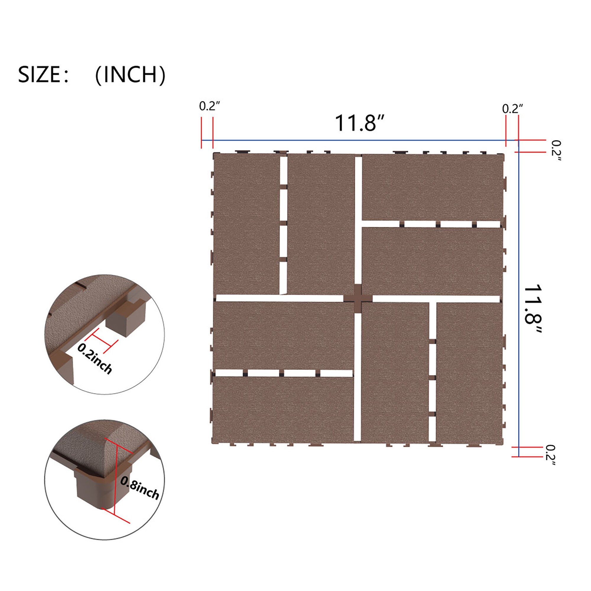 Bybafun YA1000011 Deck-Tiles - View #3