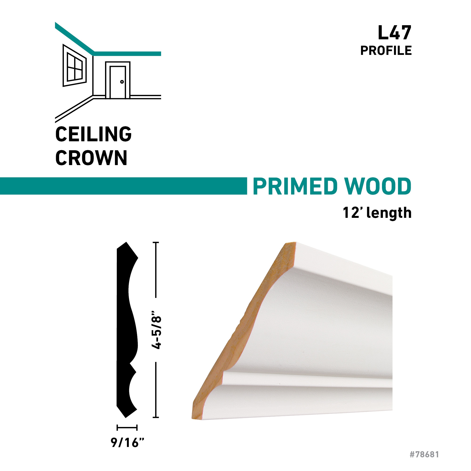 RELIABILT L  4712FJPMD Crown-Moulding - View #10