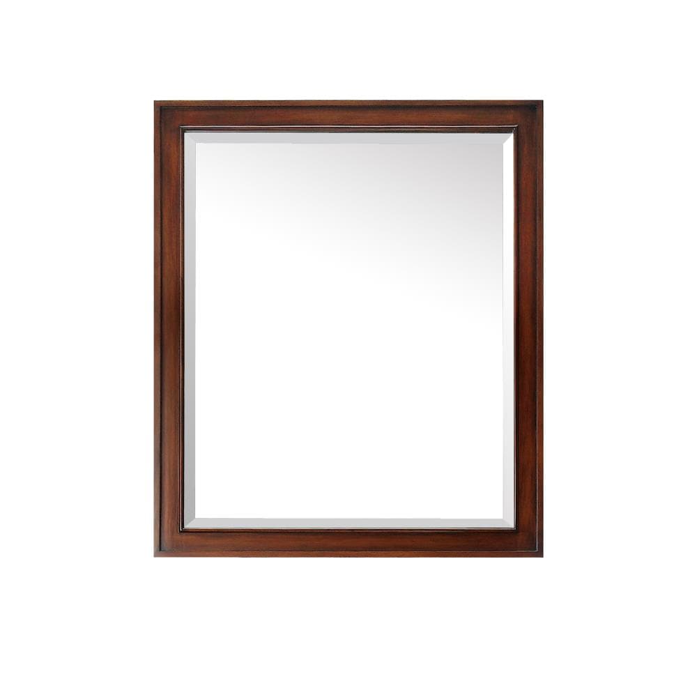 Brentwood 30-in x 35-in New Walnut Rectangular Bathroom Vanity Mirror in Brown | - Avanity BRENTWOOD-M30-NW