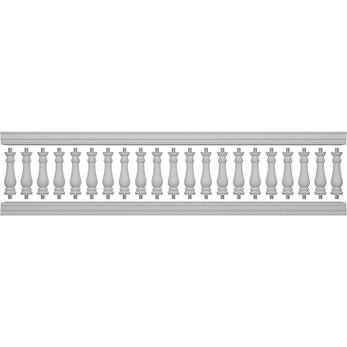 Ekena Millwork BALK32X144BRN railings - View #5