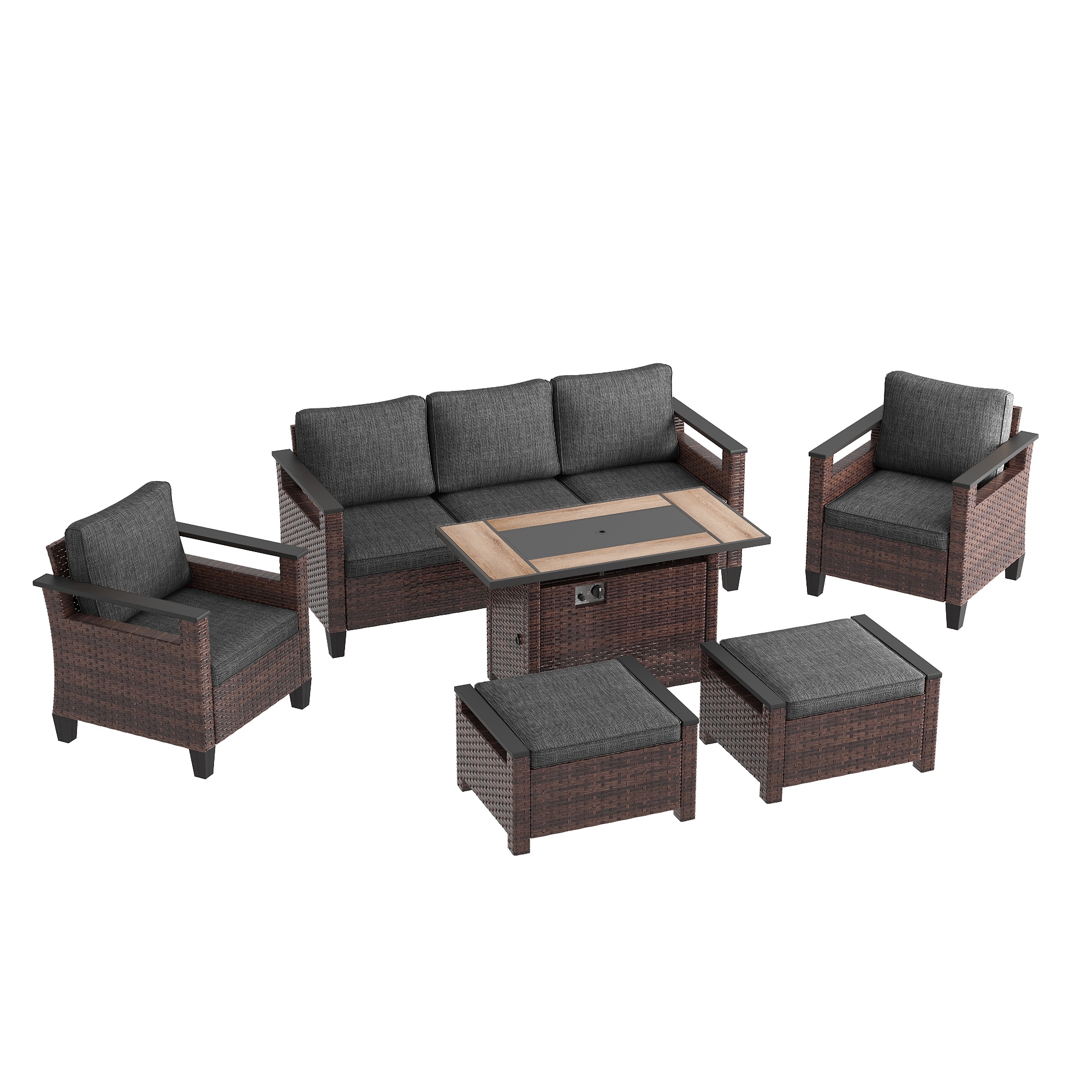 ACEGOSES LW-126BBK-T5 Patio-Conversation-Sets - View #7