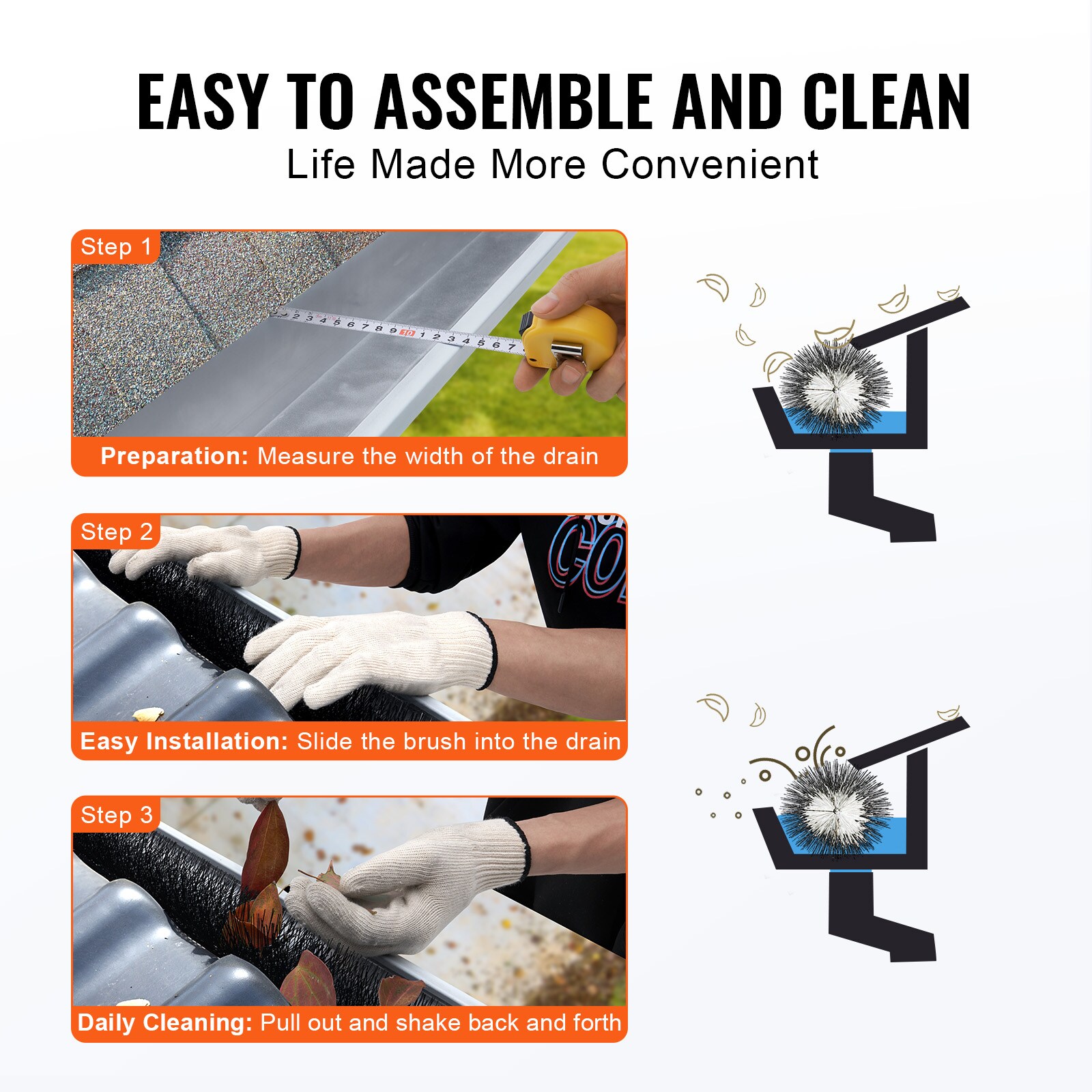 VEVOR SCTGMS433INC05712V0 Gutter-Hangers-Brackets - View #3