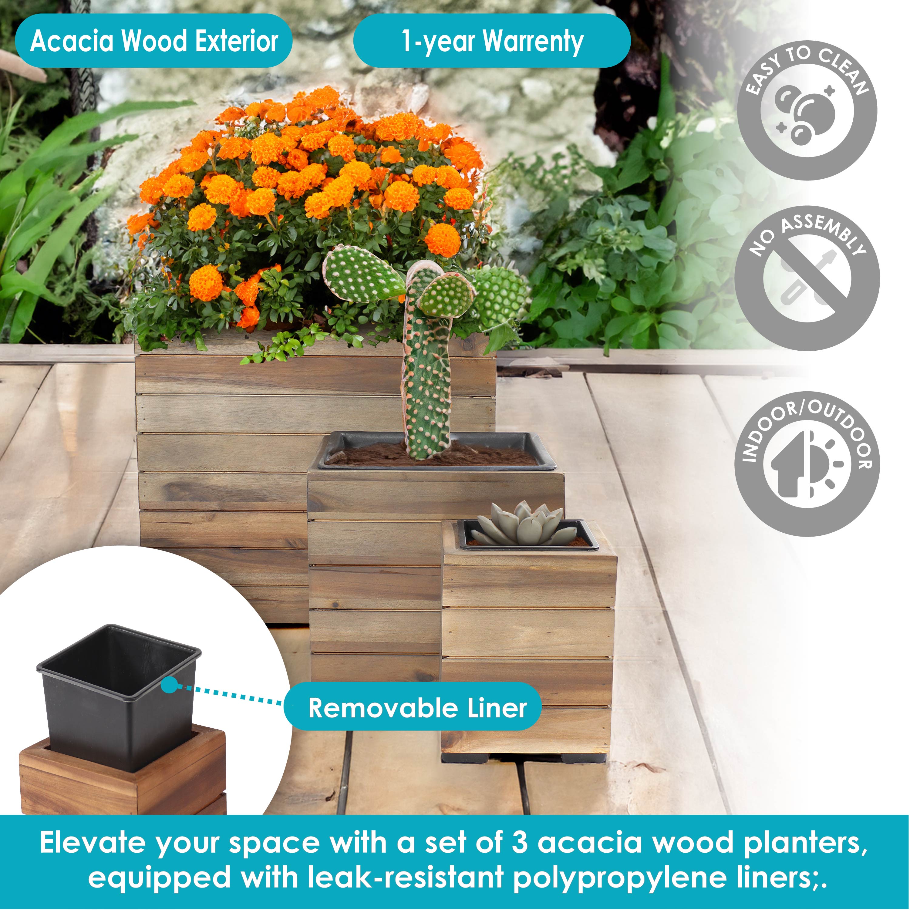 Sunnydaze Decor TAM-338 Planter-Window-Box - View #3