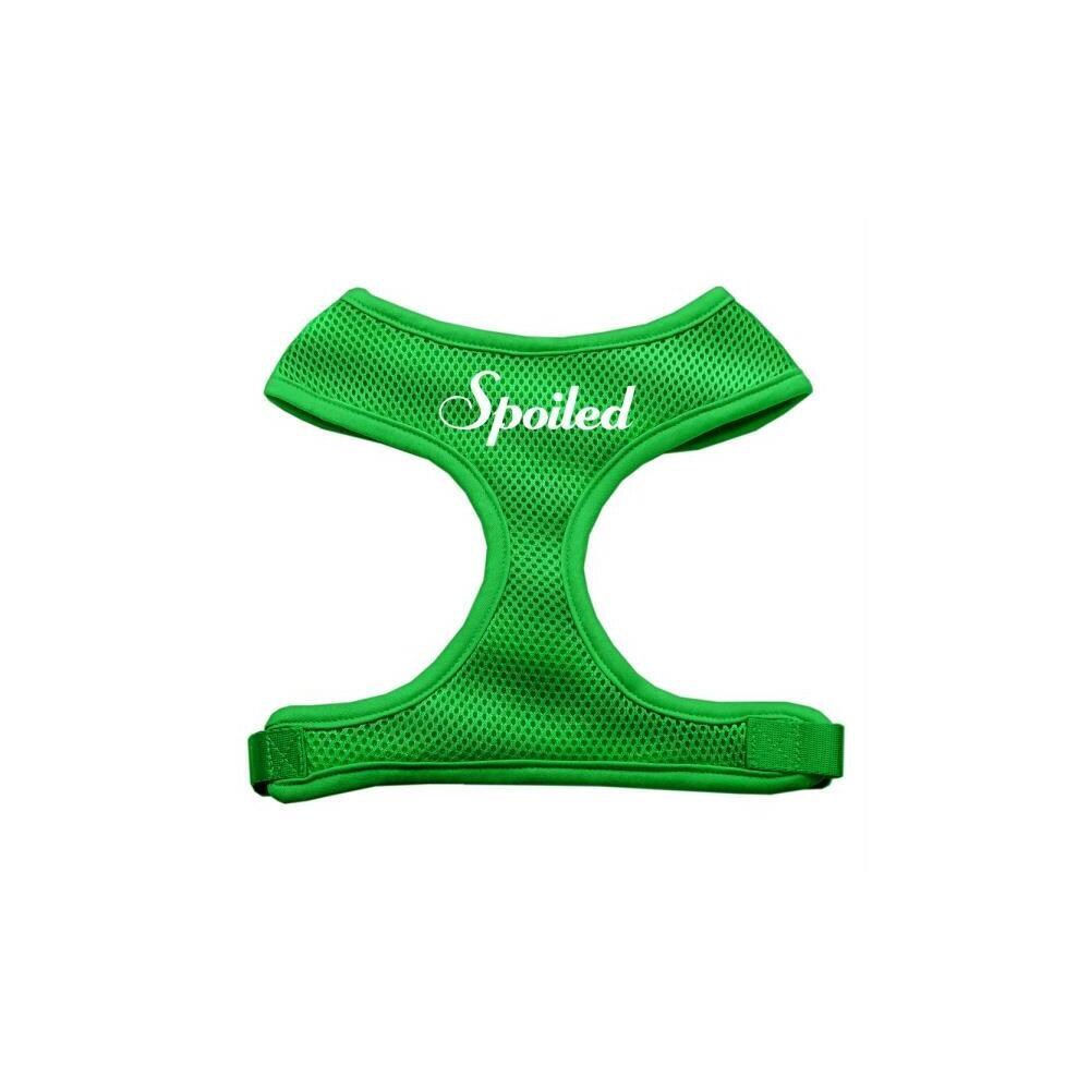 Mirage Pet Products MR70-25-XLEG  70-25 XLEG Spoiled Design Soft Mesh Harnesses Emerald Green Extra Large