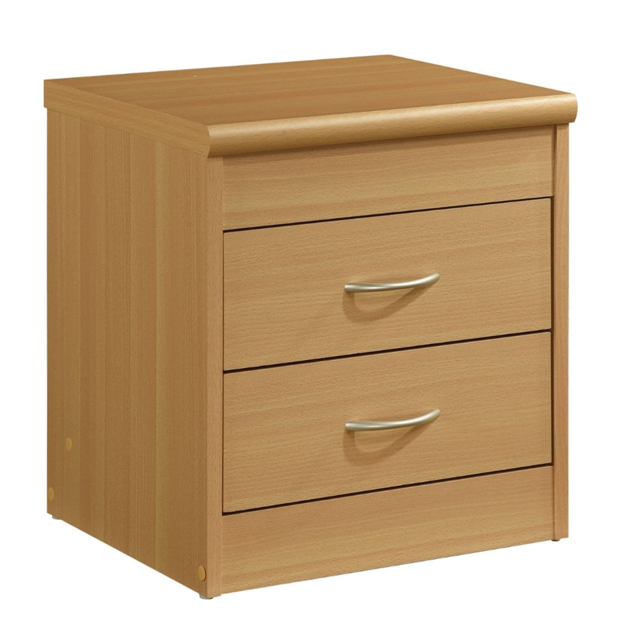 LBaiet Beech Rubberwood 17-in W x 19.25-in H Farmhouse Nightstand