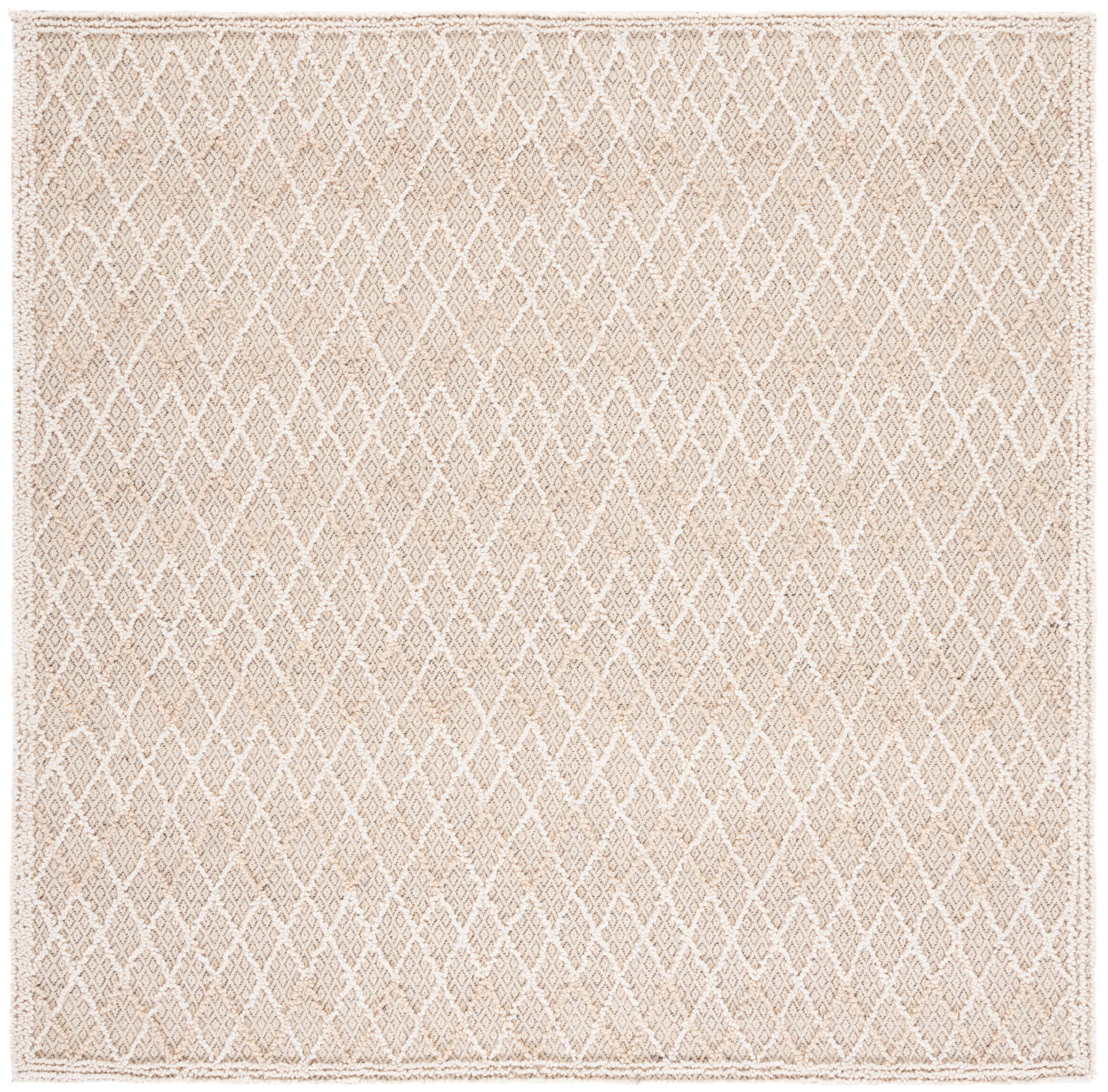 Safavieh Trace 209A Ivory Black 6 x 6 Square Area rug in the Rugs ...