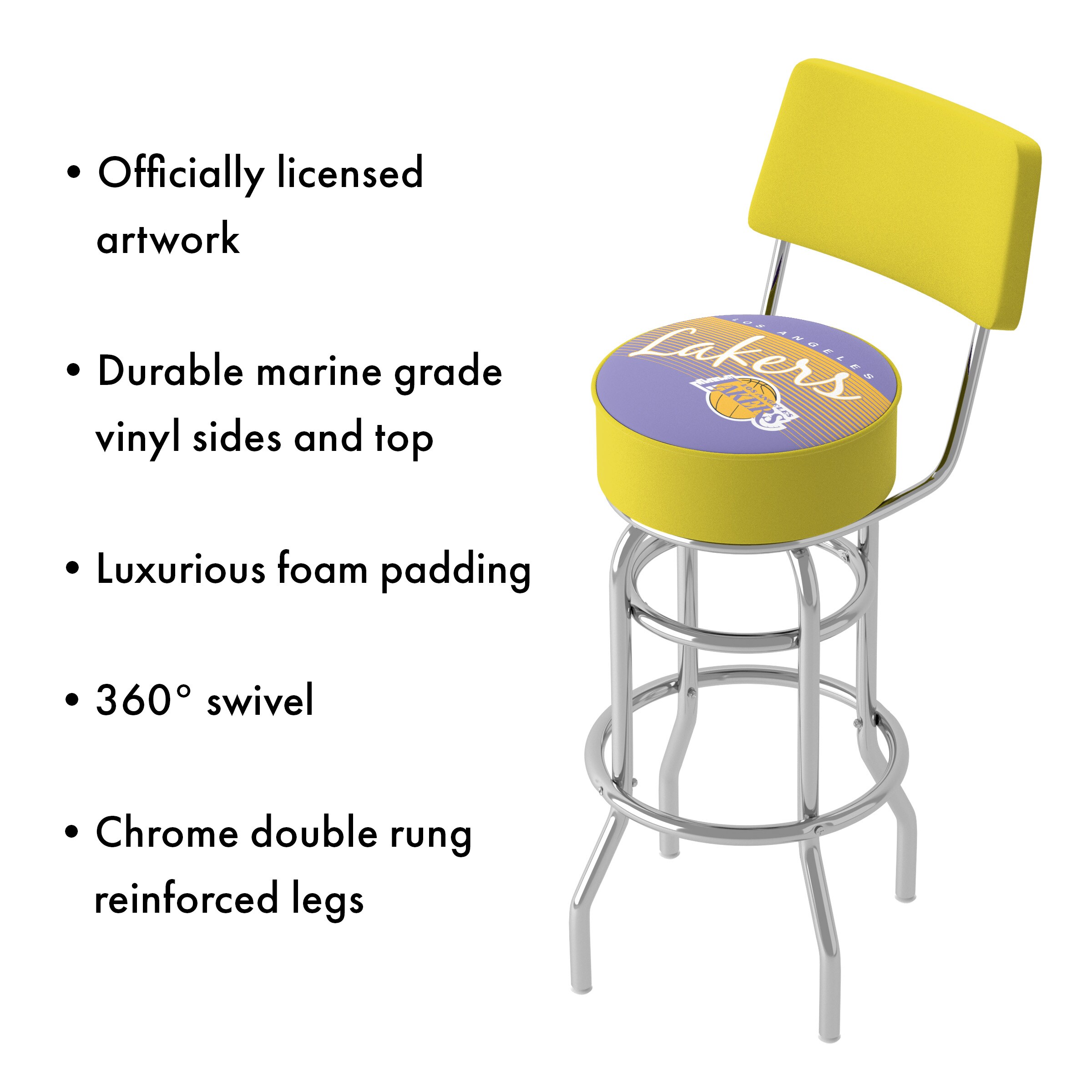 Trademark Gameroom NBA1100HC-LAL-TWN stools - View #3