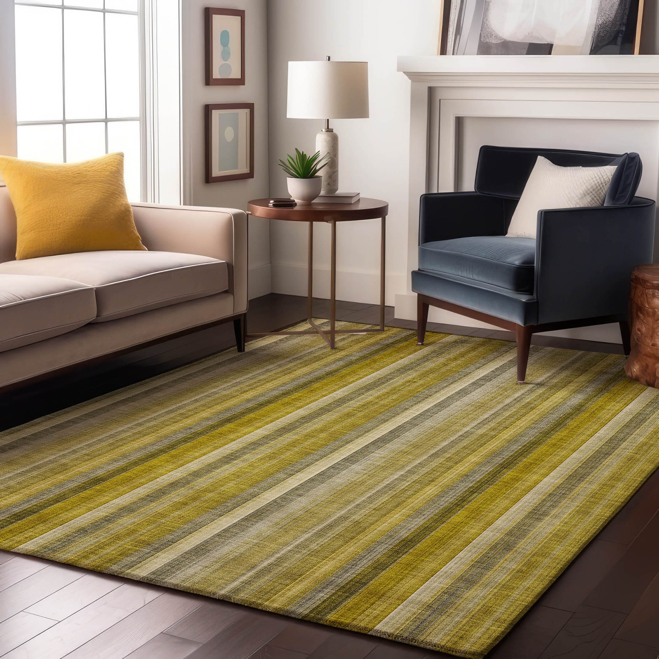 Addison Rugs AMF522PP5X8 Mayfield AMF522PP 5 x 7 (ft) Loomed Polyester Purple Rectangular Indoor Abstract Machine washable Area rug