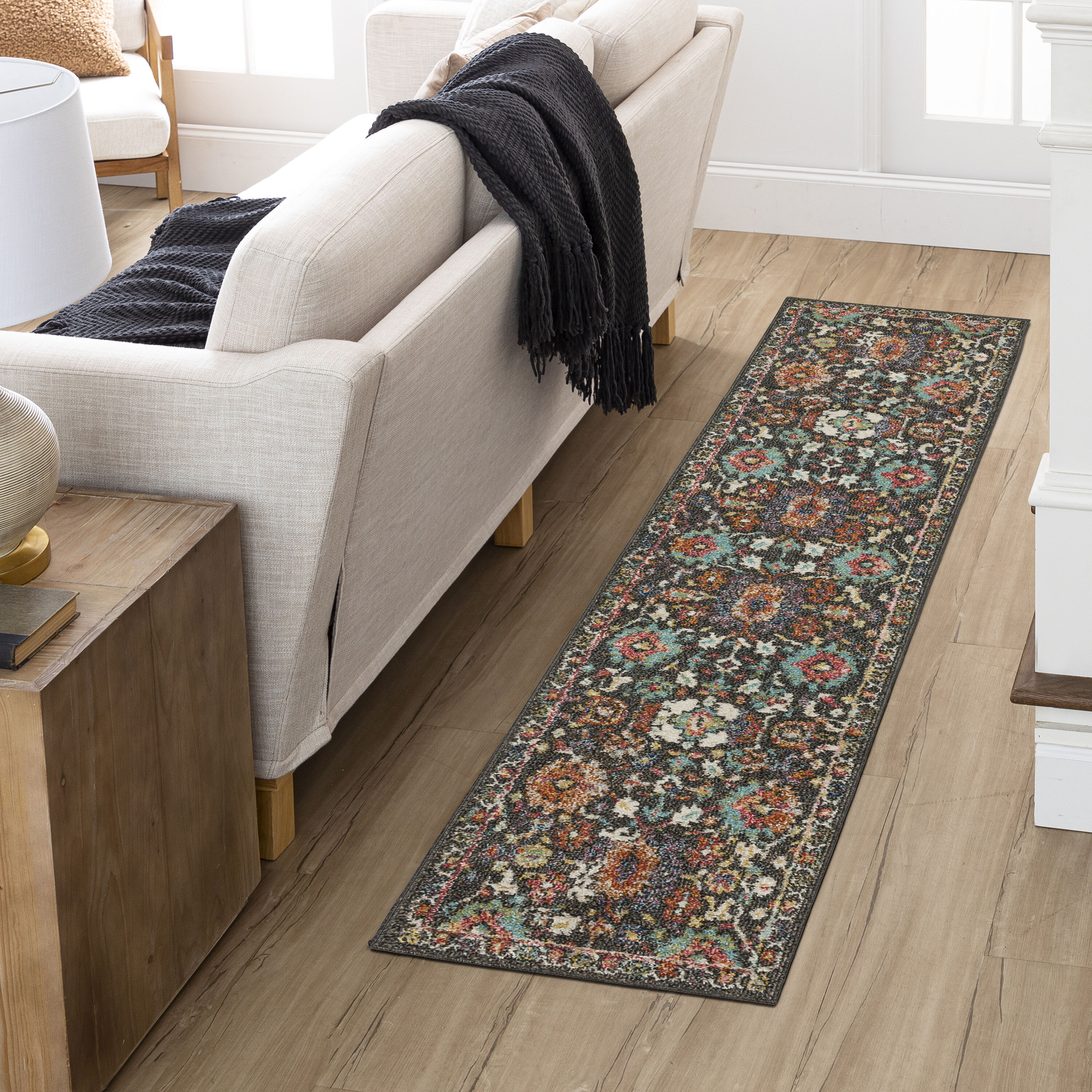 Mohawk Home EL310 416 023096 2 x 8 (ft) Woven Polypropylene Multi Rectangular Indoor Oriental Runner rug